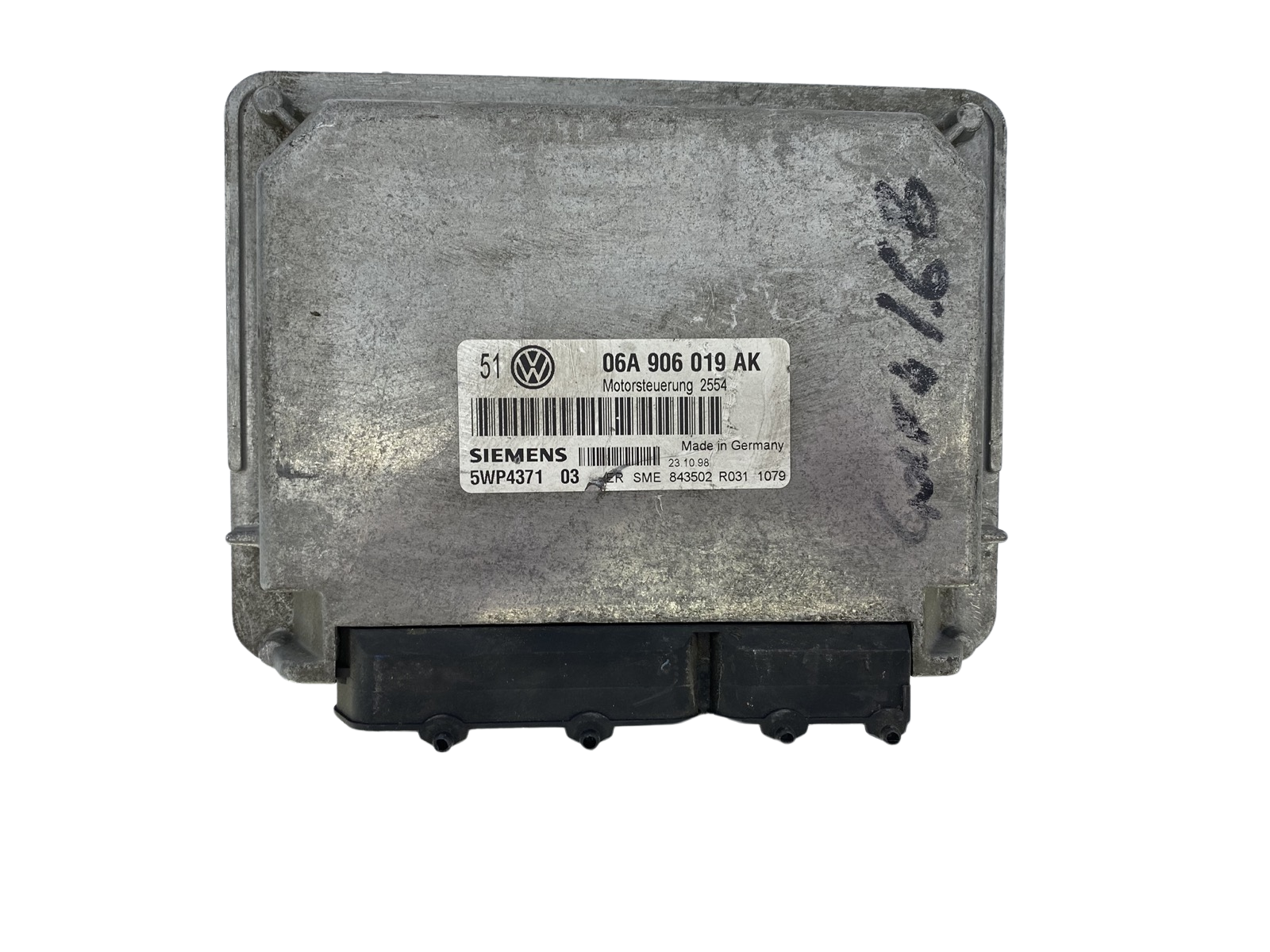 Steuergerät VW 06A906019AK 5WP4371 03 Siemens 52668 main product photo