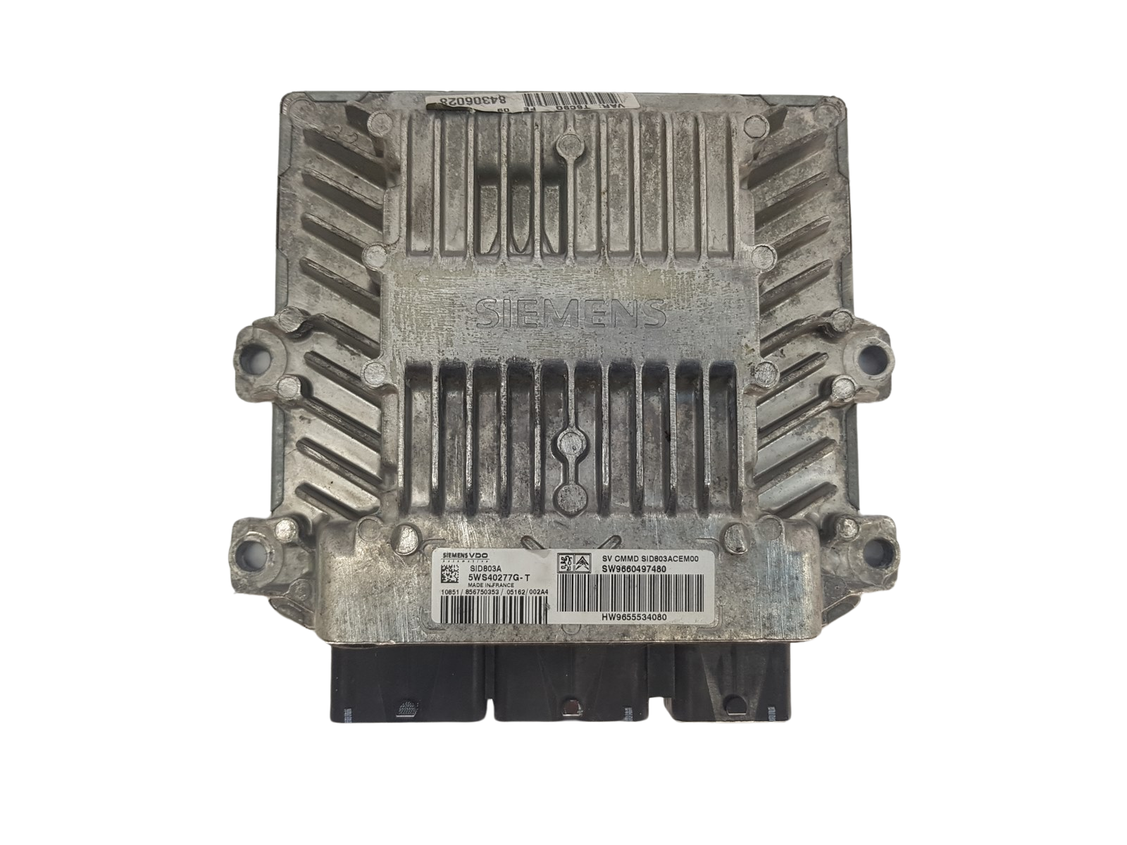 Steuergerät 9660497480 9655534080 5WS40277G-T PSA Siemens 3313 main product photo