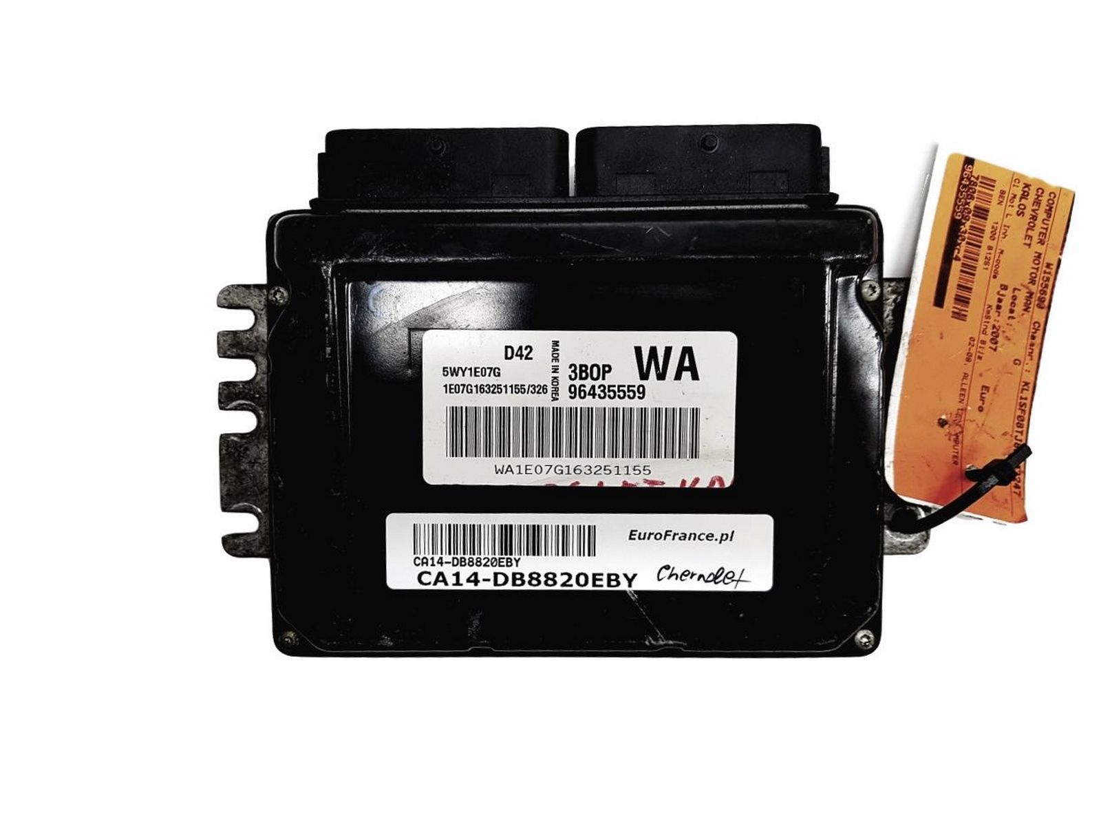 Steuergerät 96435559 5WY1E07G D42 3B0P Chevrolet Kemsco main product photo