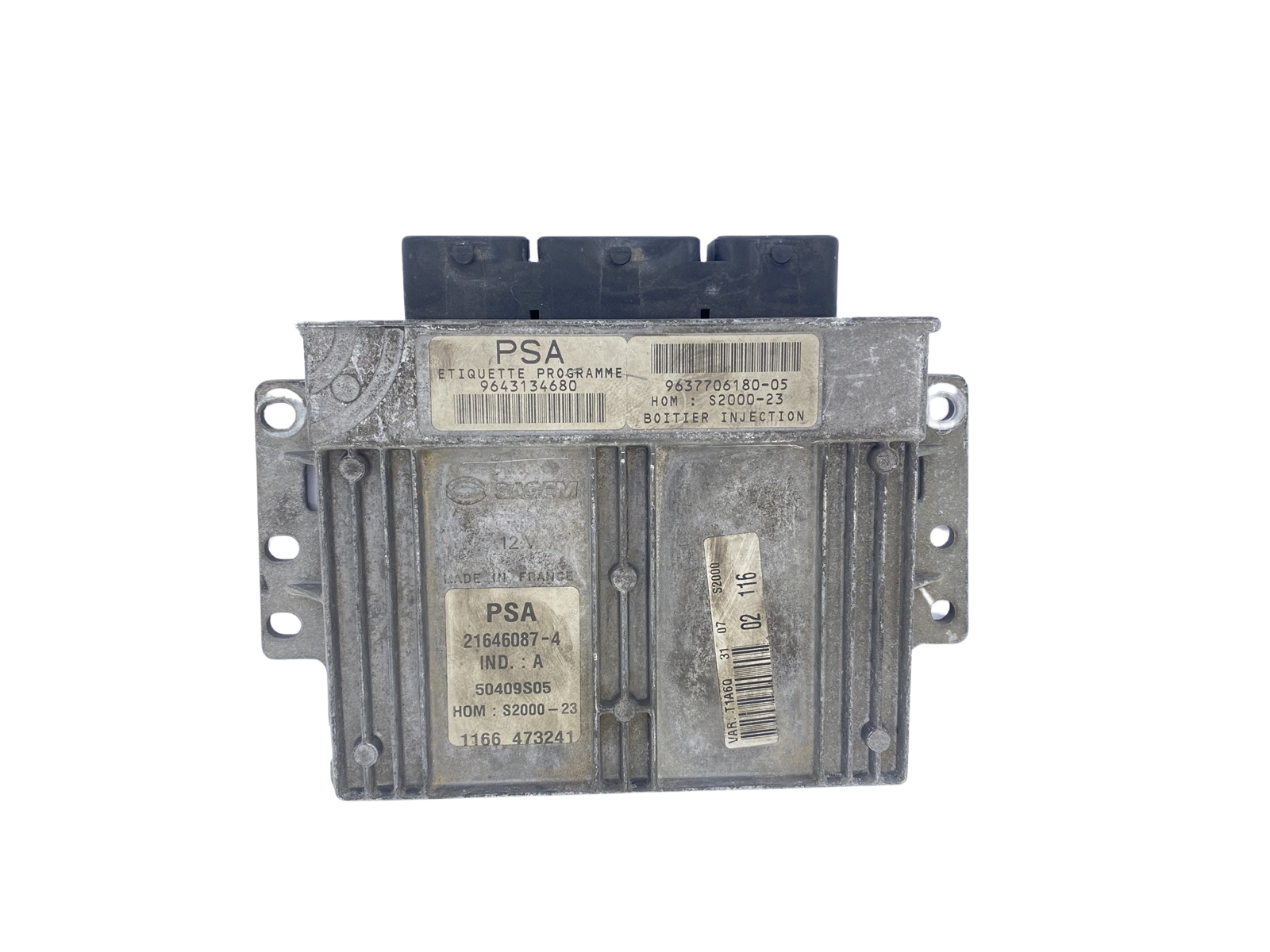 Steuergerät 9643134680 9637706180-05 21646087-4 PSA Sagem 59744 main product photo