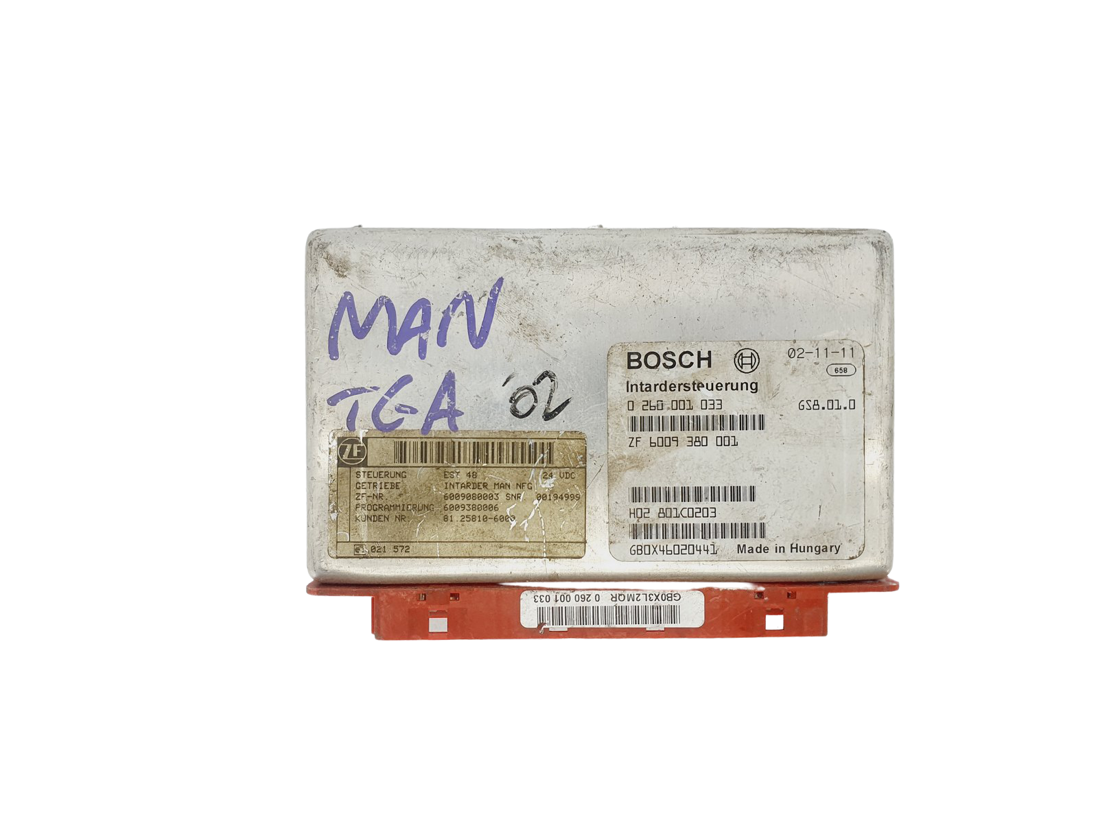 Steuergerät 0260001033 ZF6009380001 MAN Bosch 41785 main product photo