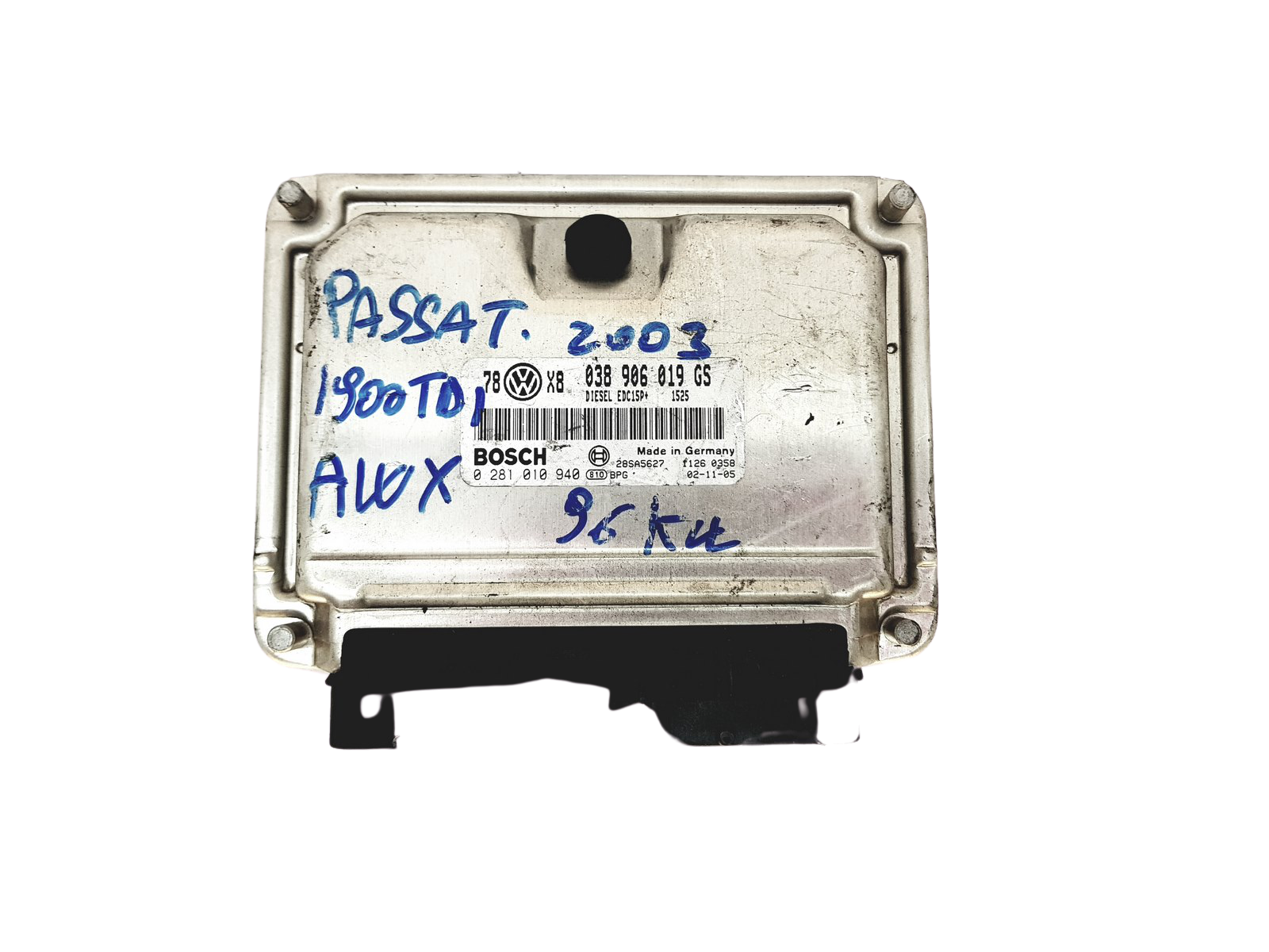 Steuergerät 038906019GS 0281010940 VW Audi Bosch 29511 main product photo