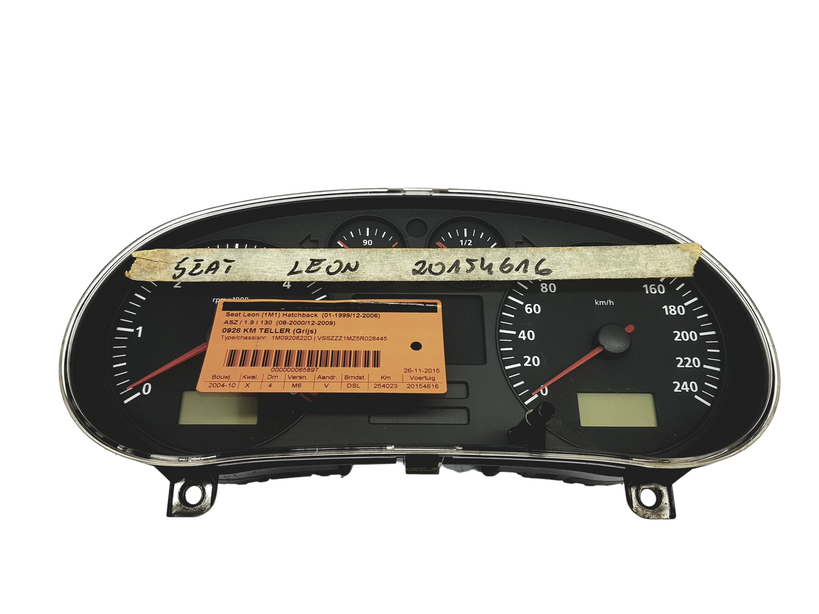 Tacho Kombiinstrument Seat Toledo Leon W01M0920822D 53488 main product photo