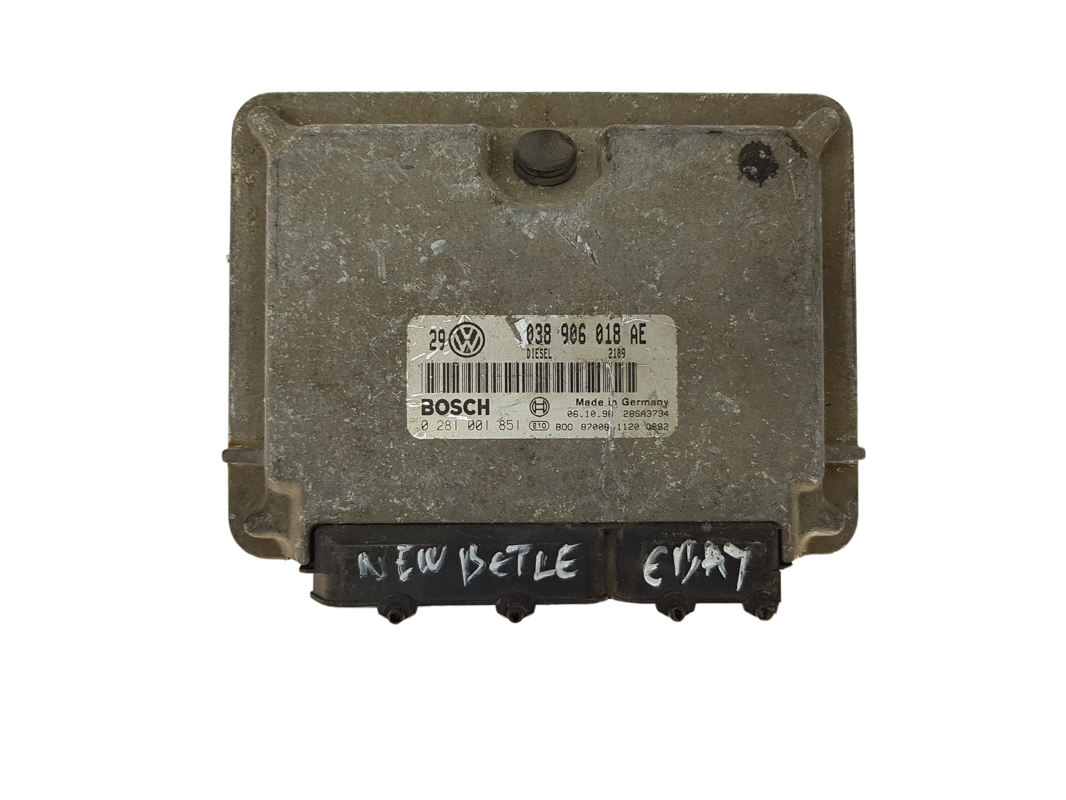 Steuergerät 038906018AE 0281001851 VW Bosch 16161 main product photo