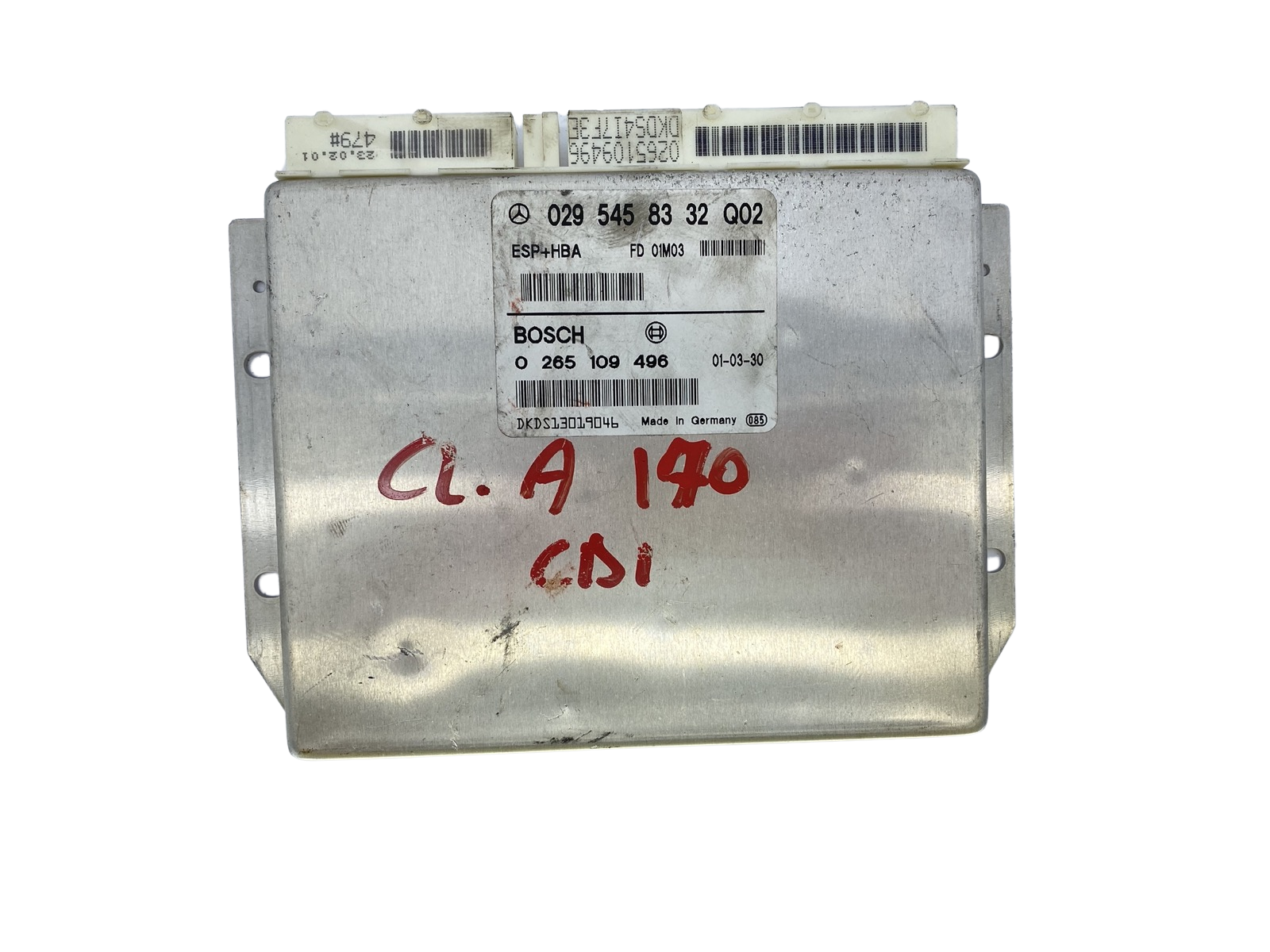 Steuergerät 0295458332Q02 0265109496 Mercedes Bosch 54088 main product photo