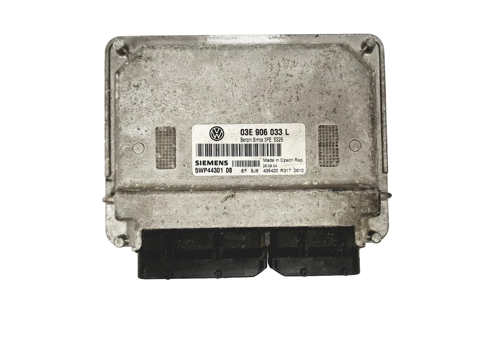 Steuergerät 03E906033L 5WP40194 08 VW Siemens main product photo