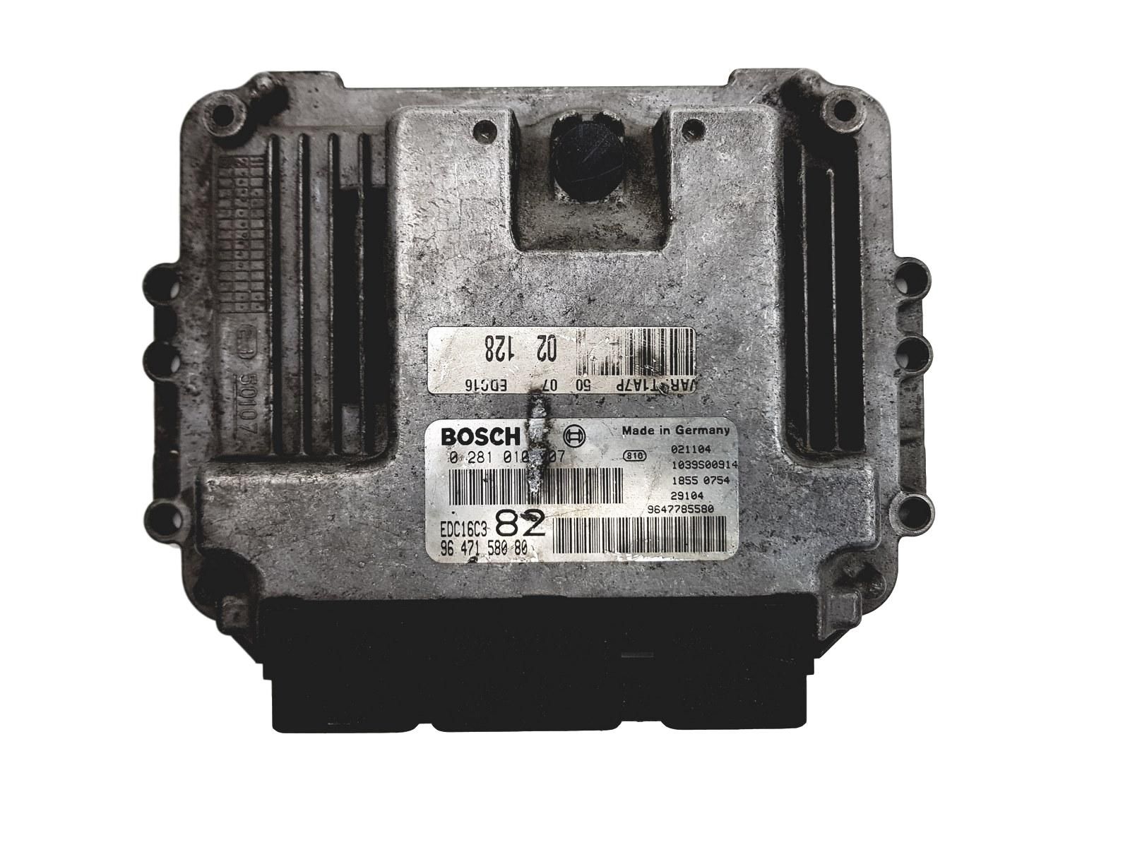 Steuergerät 0281010707 9647158080 9647785580 PSA Bosch 2964 main product photo