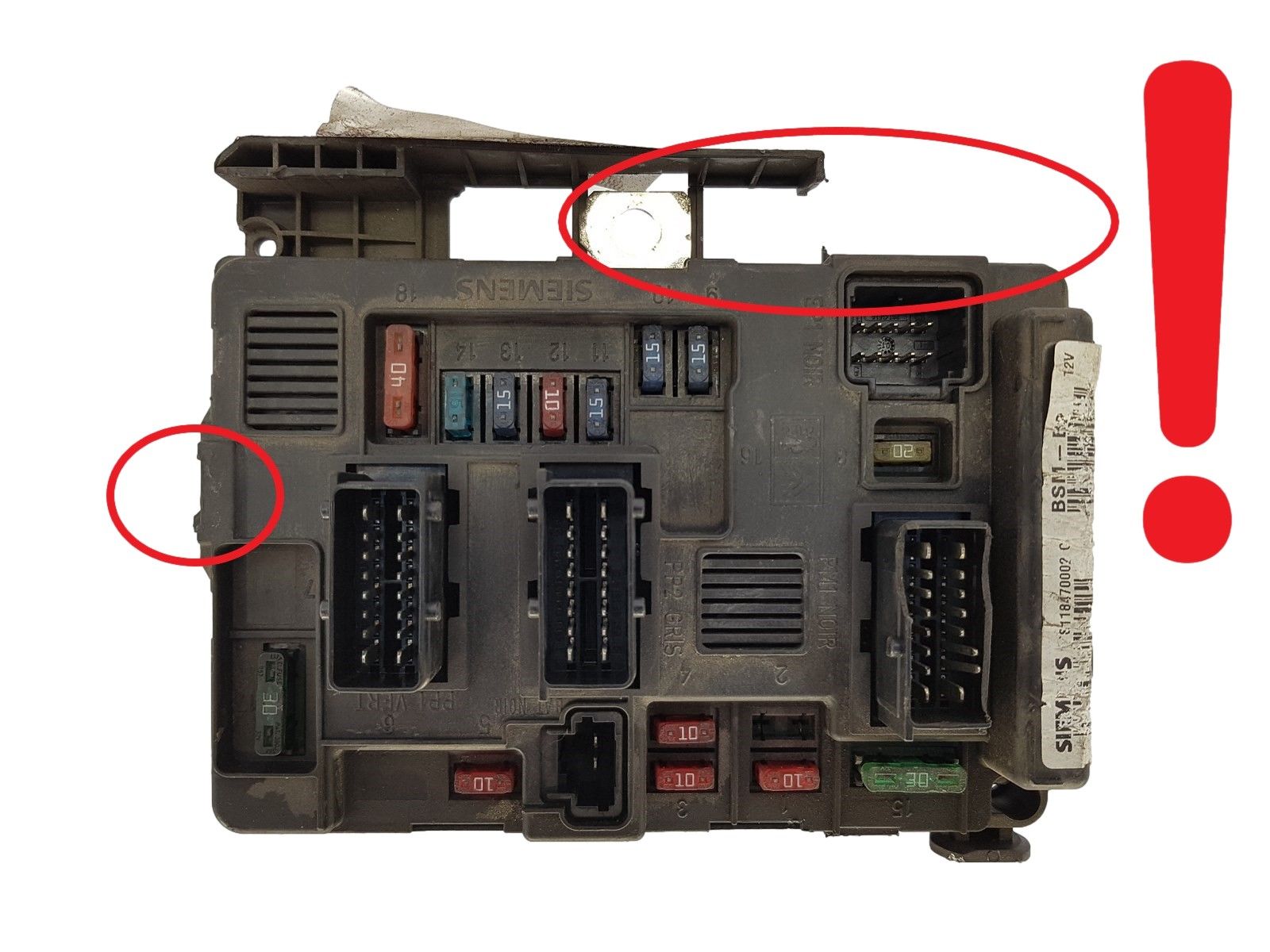 Steuergerät BSM-B2 9643498980 S118470002C PSA Siemens 1282 main product photo