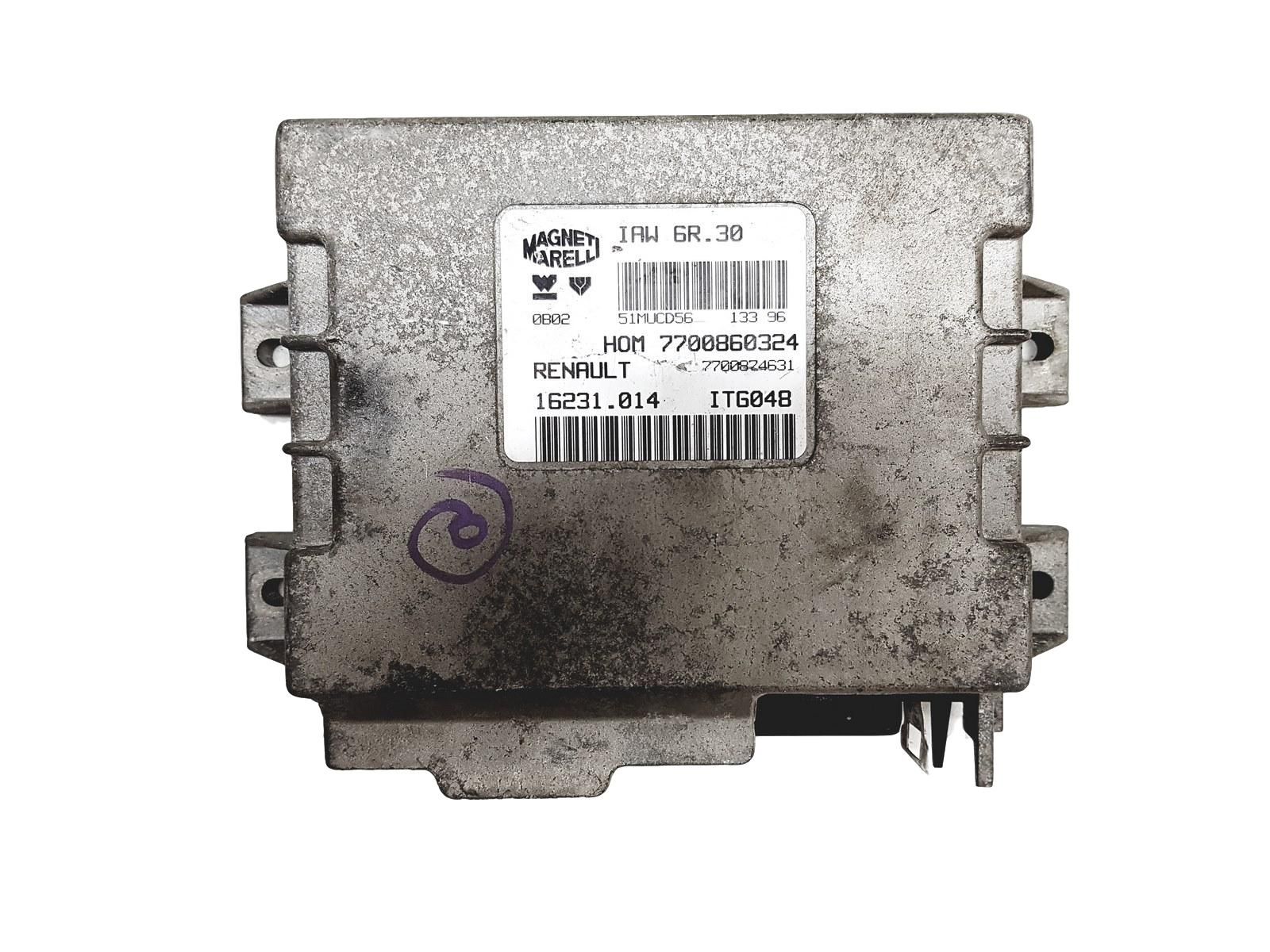 Steuergerät 7700860324 7700874631 IAW6R.30 Renault Magneti Marelli 12311 main product photo