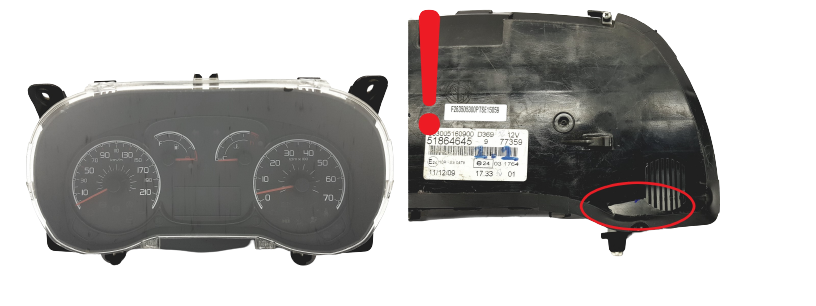 Tacho Kombiinstrument FiaT Doblo 51864645 503005160900 main product photo