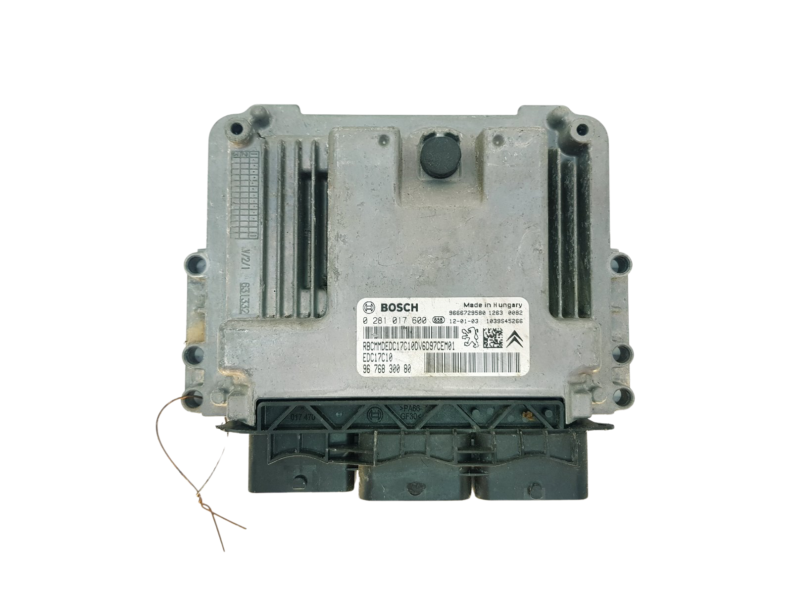 Steuergerät 9676830080 0281017600 9666729580 PSA Bosch 32135 main product photo
