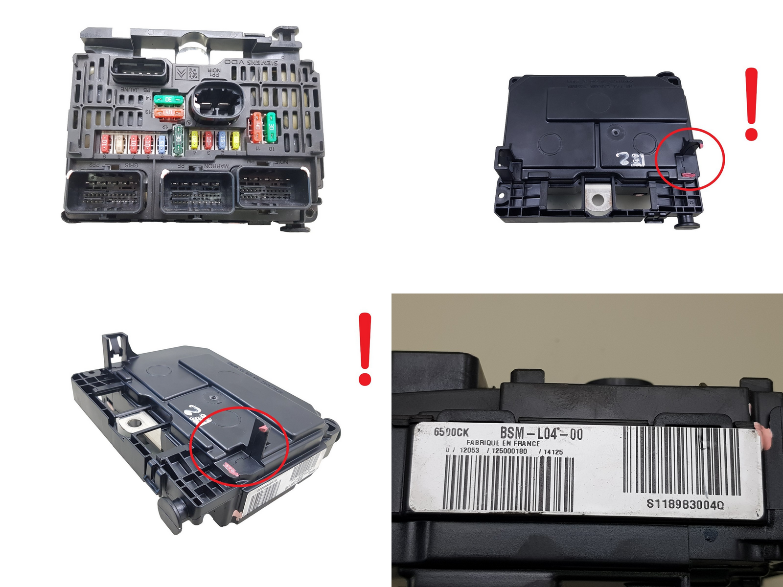 Steuergerät BSM-L04-00 S118983004Q 6500CK Citroen Peugeot VDO main product photo