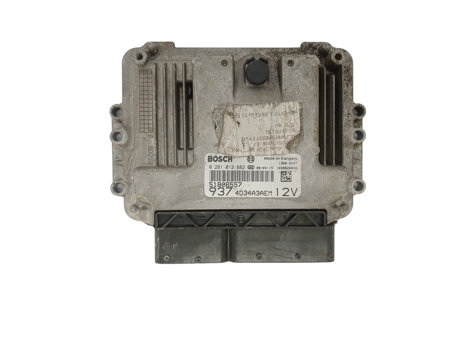 Steuergerät 51806557 0281012882 4D34A3AEM Alfa Romeo Bosch 47063 main product photo