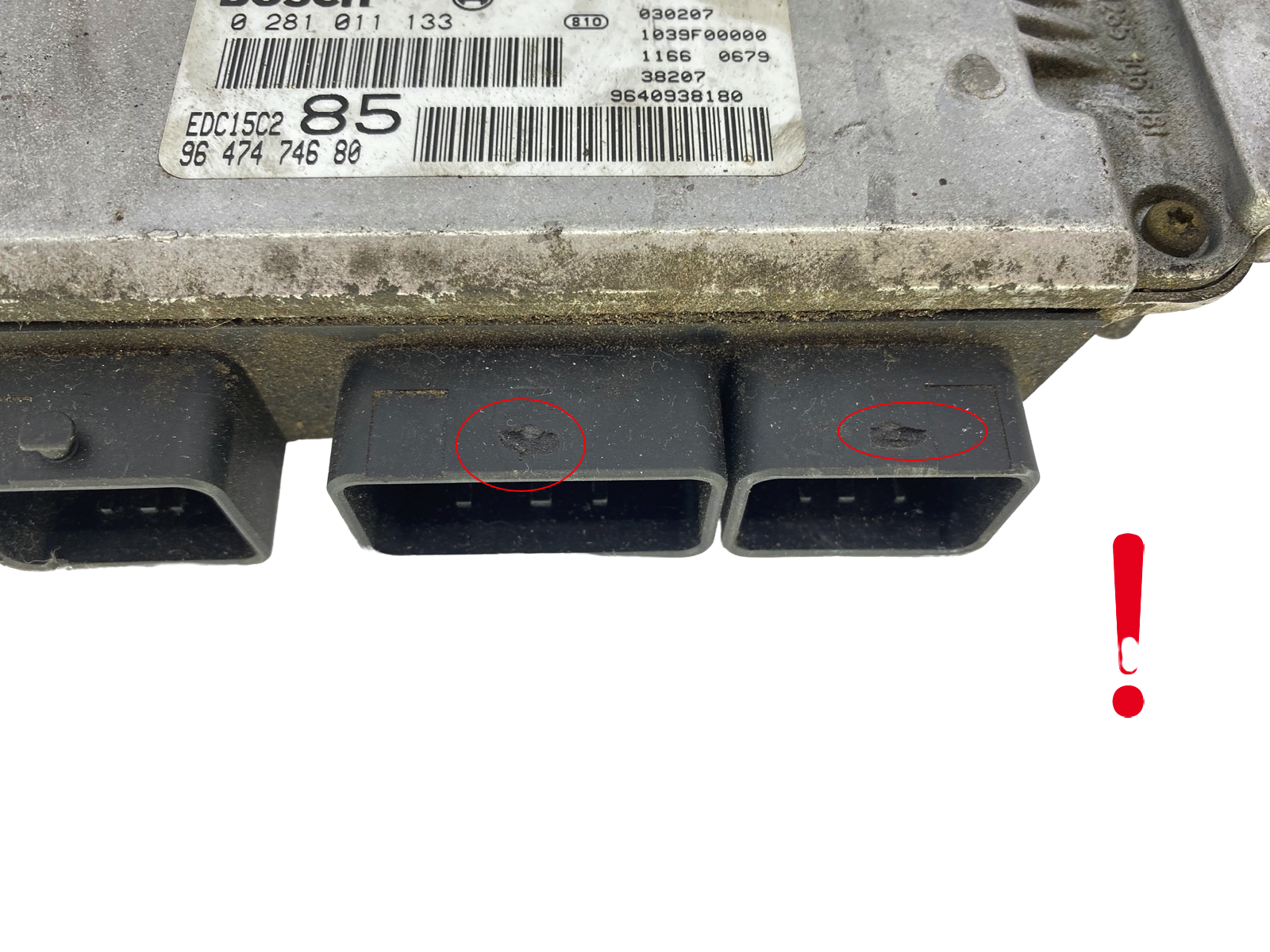Steuergerät 0281011133 9647474680 9640938180 PSA Bosch 54687 main product photo