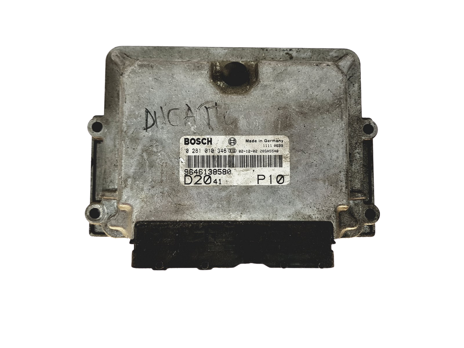 Steuergerät 0281010346 9646138580 FIAT PSA 27903 main product photo