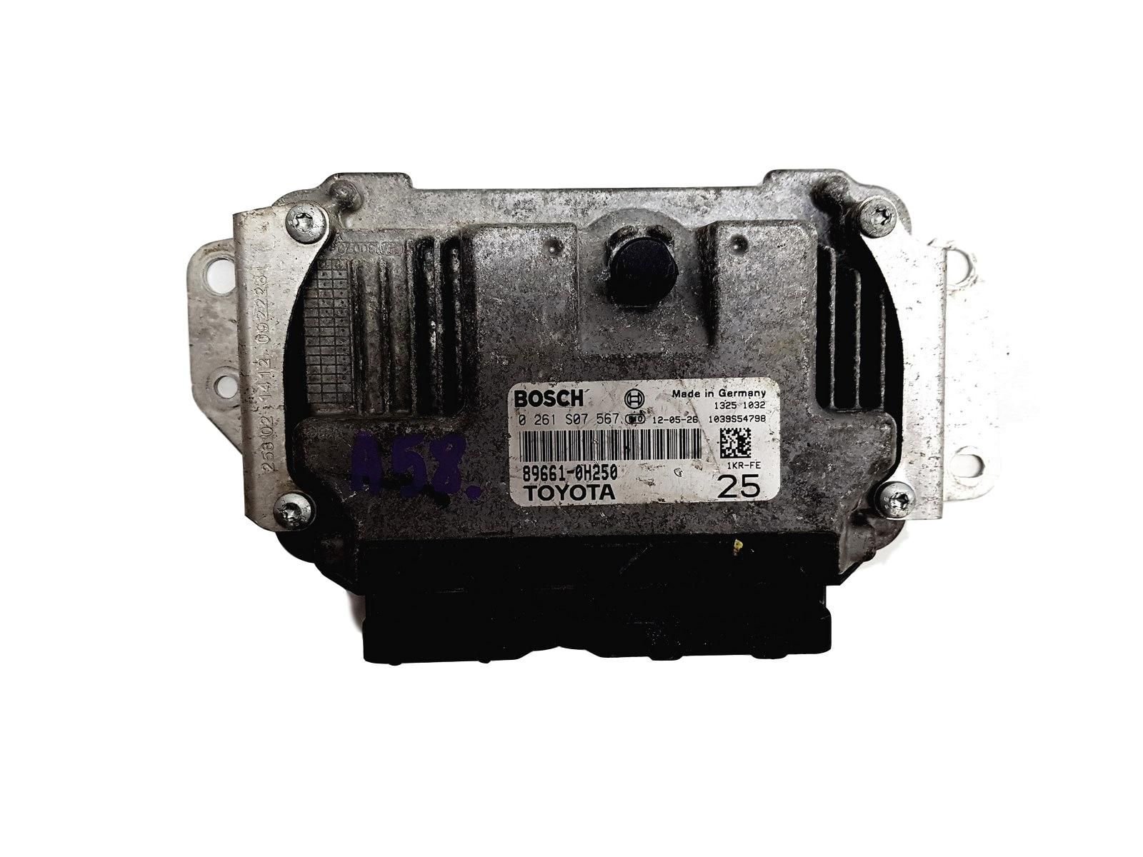 Steuergerät 89661-0H250 0261S07567 PSA Toyota Bosch 11037 main product photo