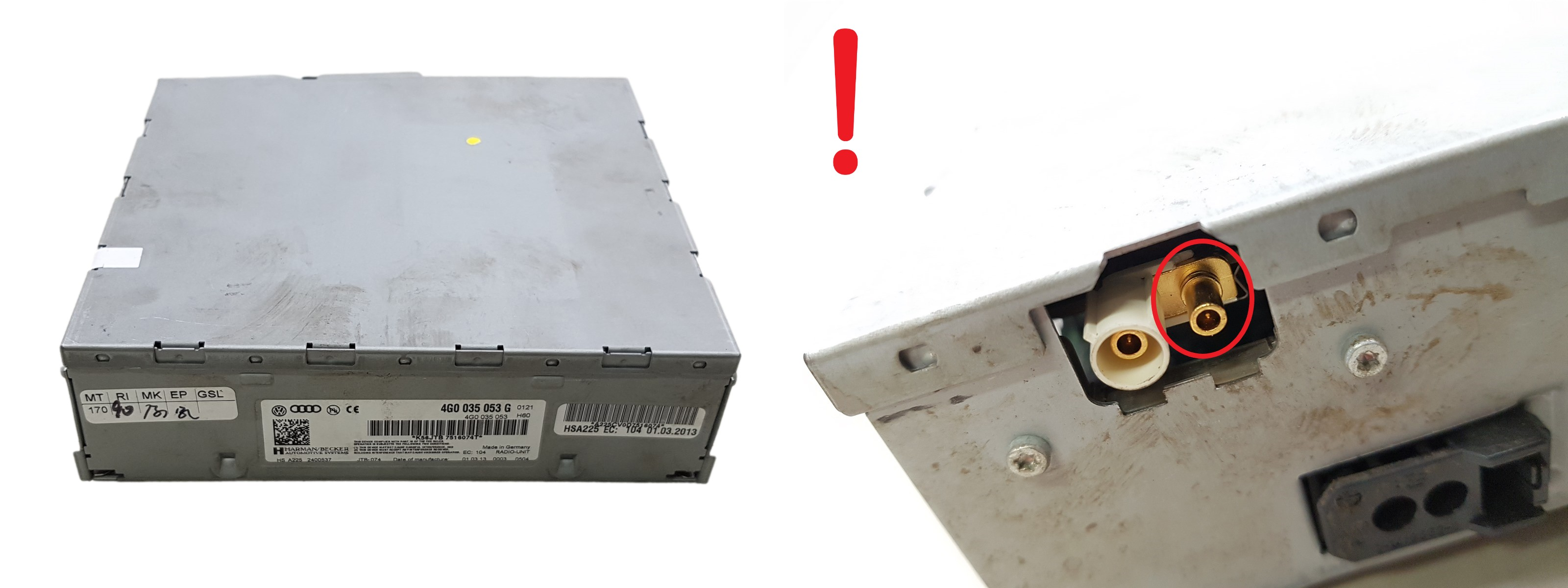 Autoradio MMI Tuner Audi 4G0035053G 4G0035053 Harman Becker main product photo