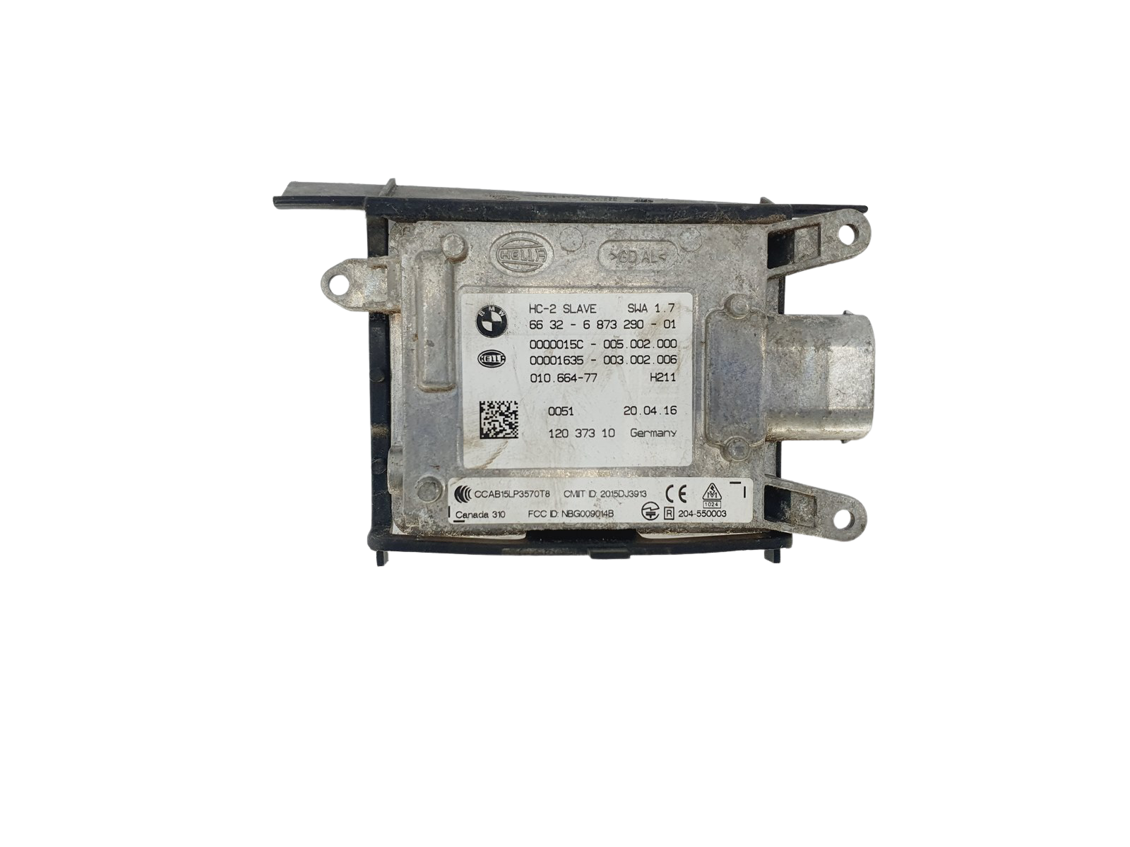 Steuergerät Moduł 6632-6873290-01 1237310 BMW Hella main product photo