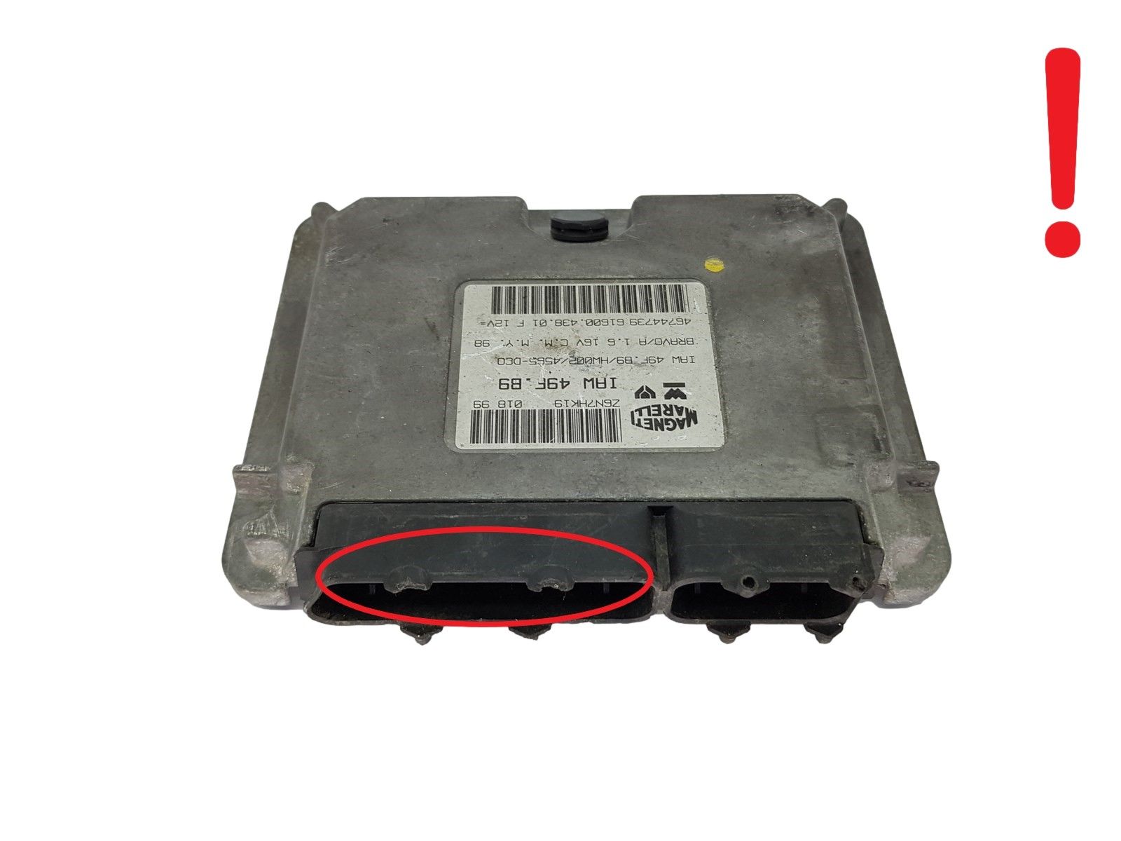 Steuergerät IAW49F.B9 46744739 61600.438.01 Fiat Magneti Marelli 17714 main product photo