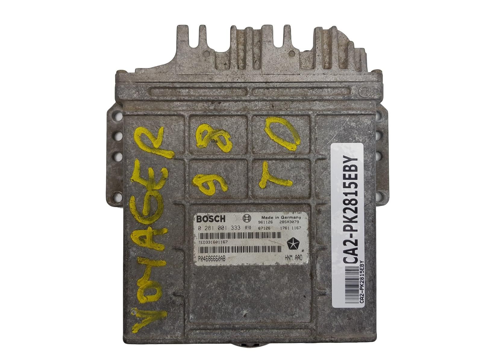 Motorsteuerung P04686660AB 0281001333 Chrysler Bosch 2815 main product photo