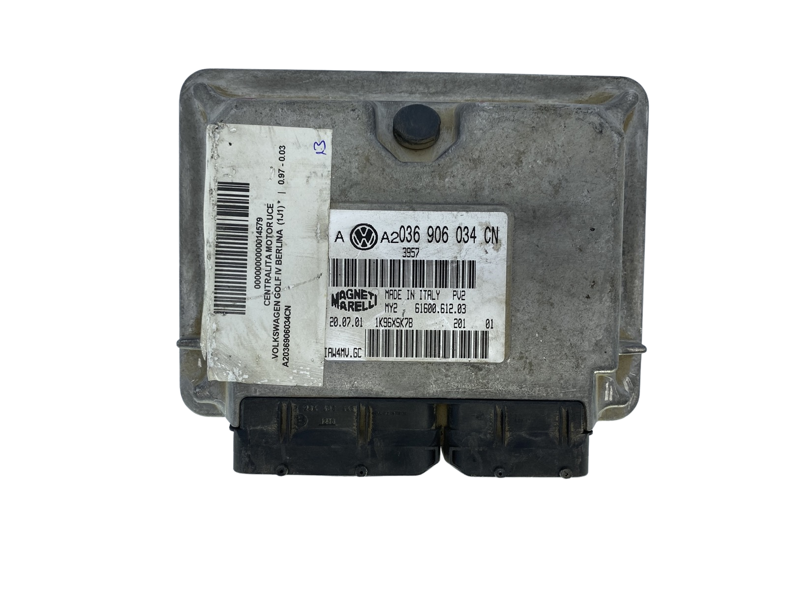 Steuergerät 036906034CN IAW4MV.GC 61600.612.03 VW Magneti Marelli 52489 main product photo
