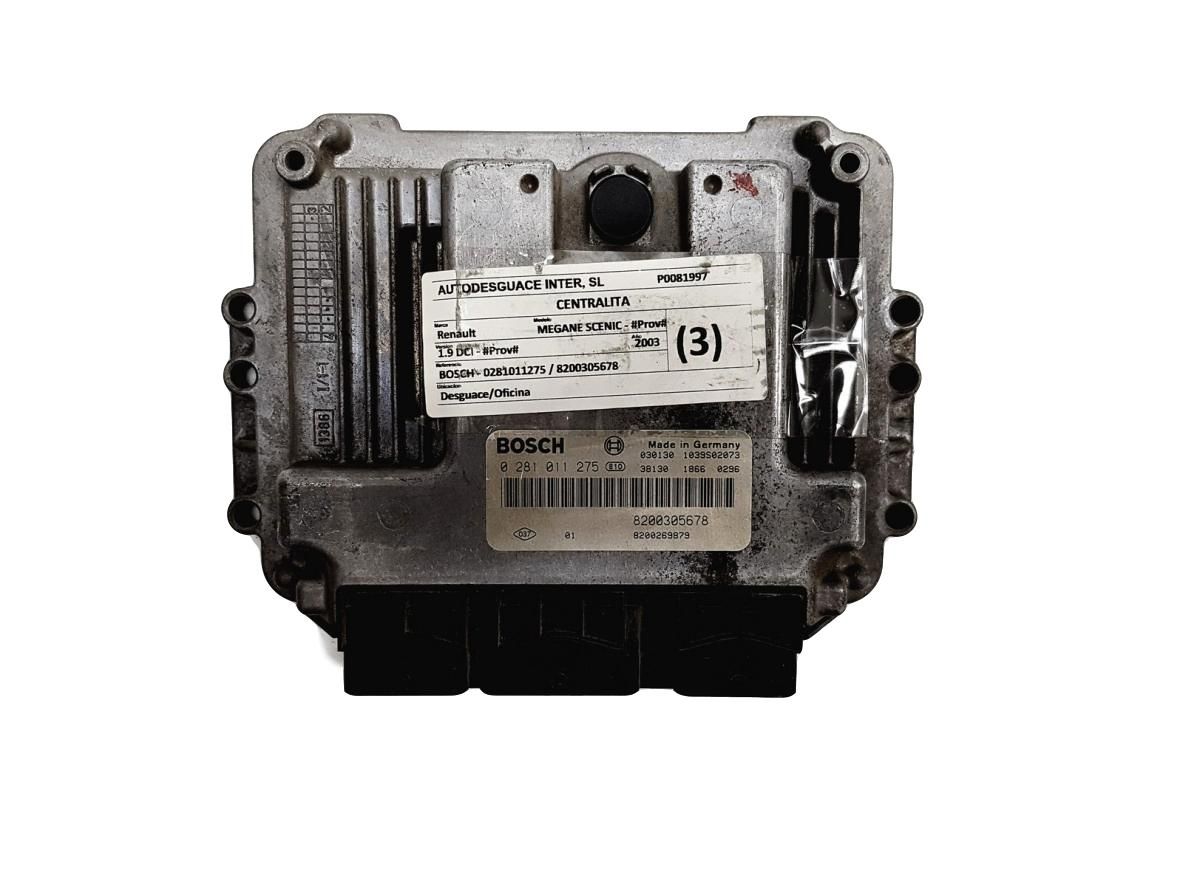 Steuergerät 0281011275 8200305678 8200269879 Renault Bosch 10437 main product photo