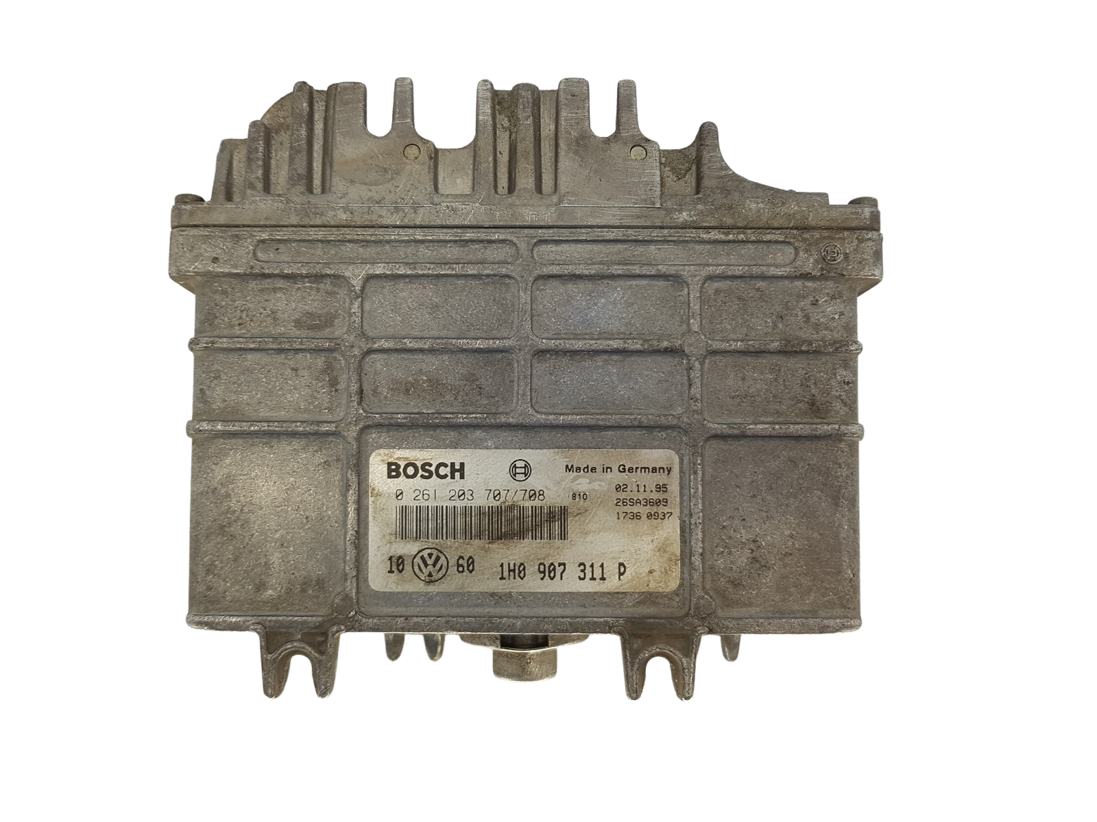 Steuergerät VW 1H0907311P 0261203707 Bosch 1075 main product photo