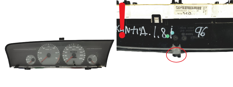 Tacho Kombiinstrument Citroen Xantia 9613656080 L 09 51227 main product photo