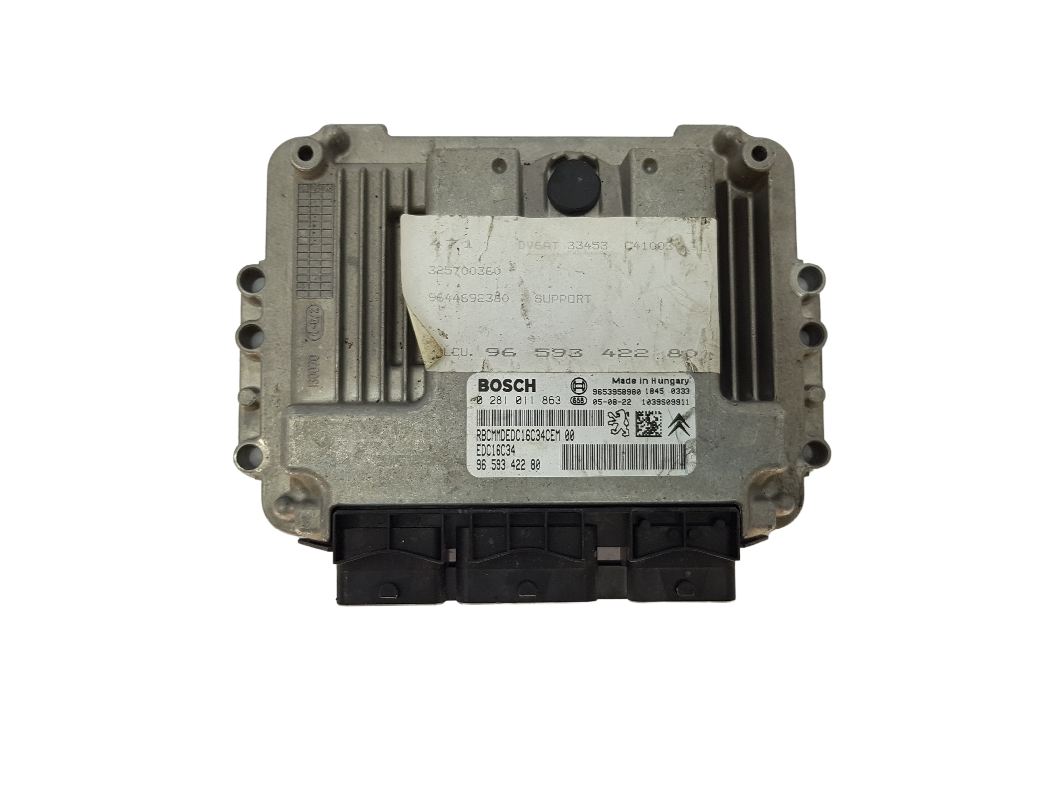 Steuergerät 0281011863 9659342280 9653958980 PSA Bosch 16404 main product photo