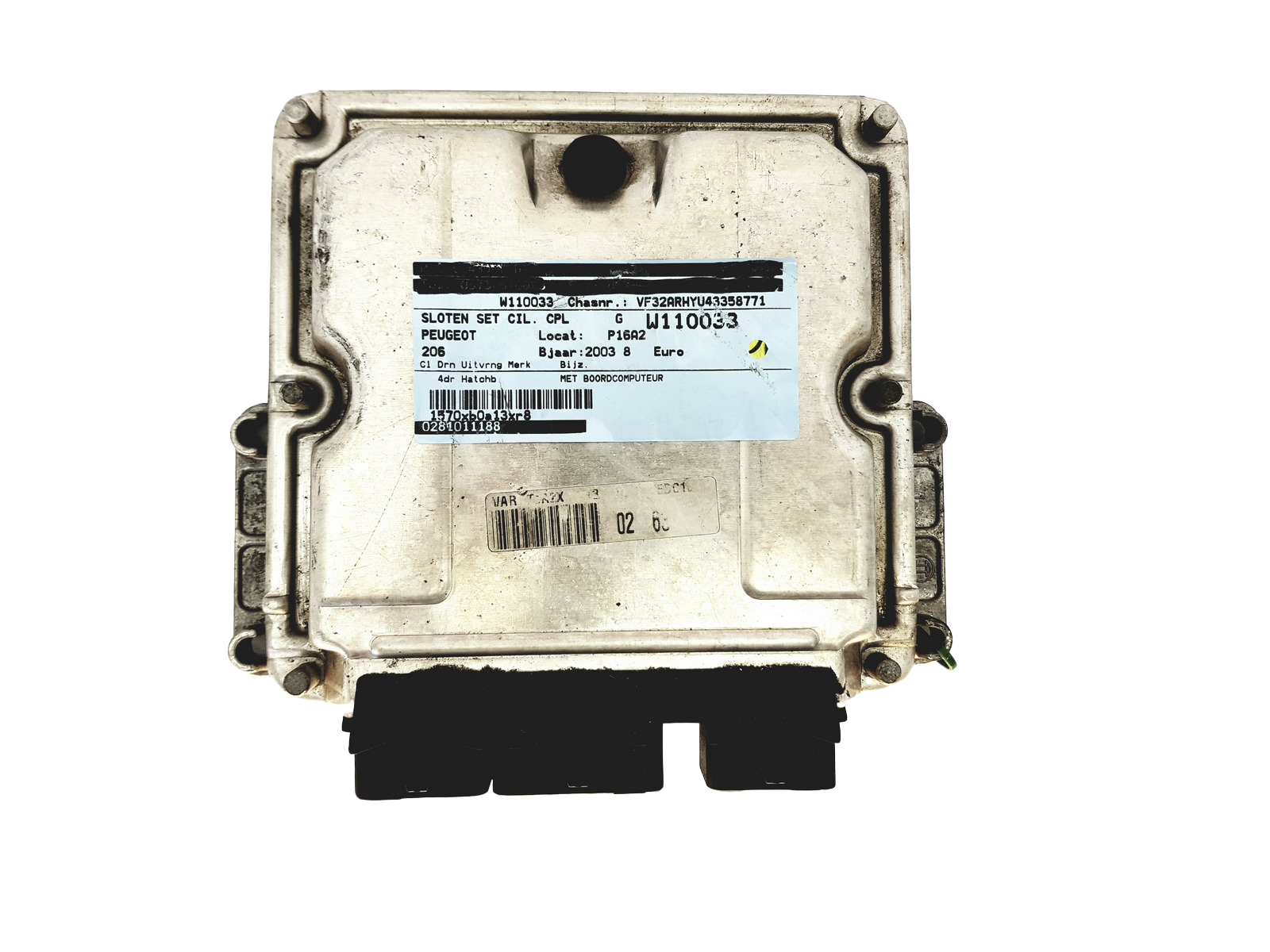 Steuergerät 0281011188 9640938680 9648588880 PSA Bosch 22211 main product photo