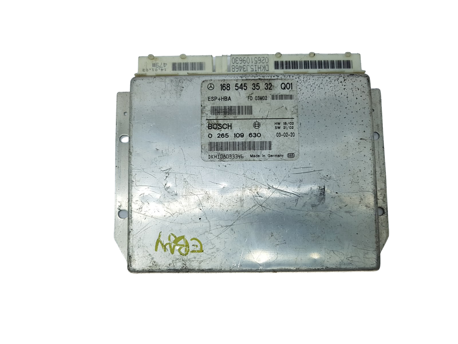 Steuergerät 1685453532Q01 0265109630 Mercedes 16518 main product photo