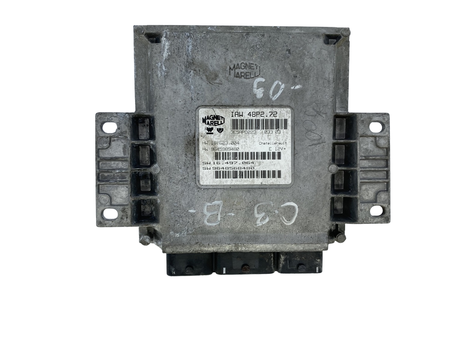 Steuergerät 9648568480 IAW48P2.72 9645989480 PSA Magneti Marelli 53281 main product photo