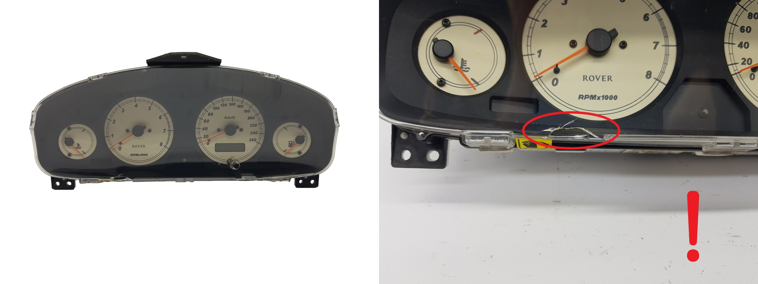Tacho Kombiinstrument Rover 45 AR0055002 YAC002800XXX 1817 main product photo