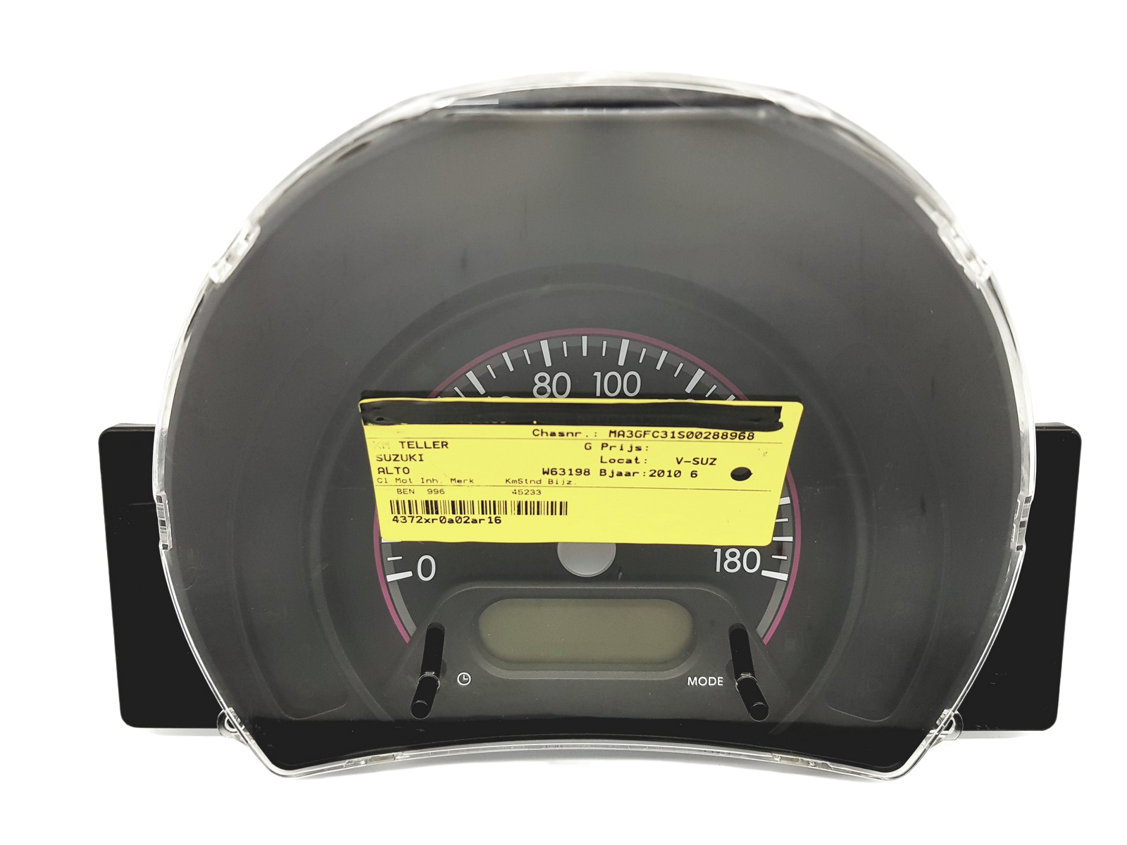 Tacho Kombiinstrument Nissan Pixo Suzuki Alto 34100M68K01 52031 main product photo
