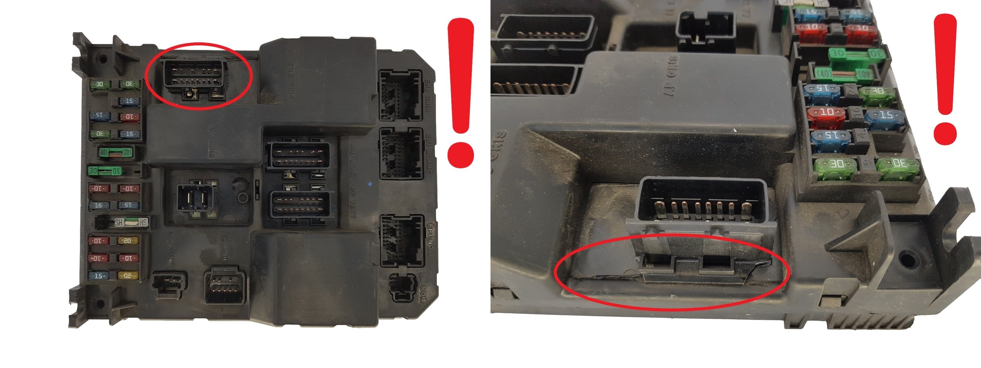 Steuergerät BSI K02-00 9651197080 9651197780 PSA Valeo 1635 main product photo