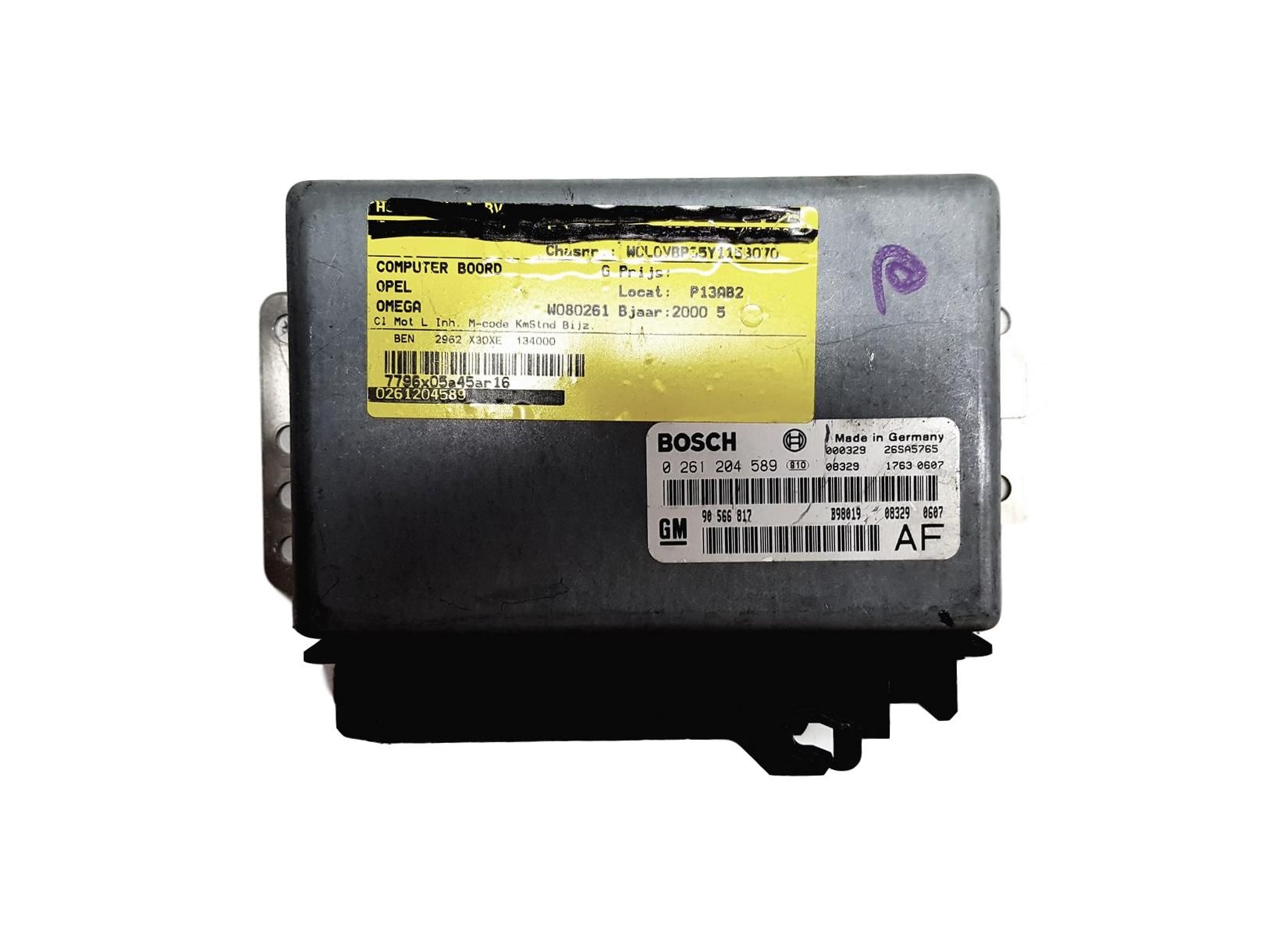 Steuergerät 0261204589 90566817 AF Opel Bosch main product photo
