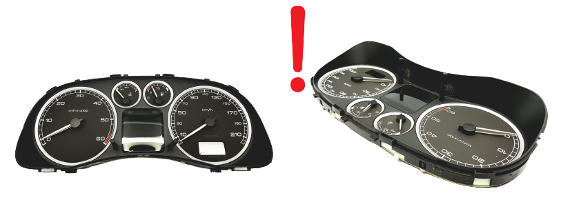 Tacho Kombiinstrument Peugeot 307 9636708880 E 05 50542 main product photo