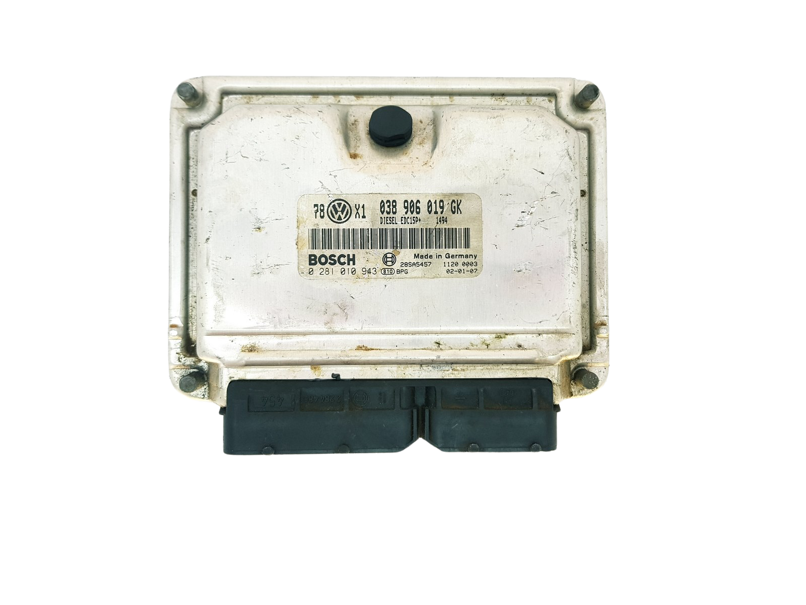 Steuergerät 038906019GK 0281010943 Volkswagen Bosch 33555 main product photo