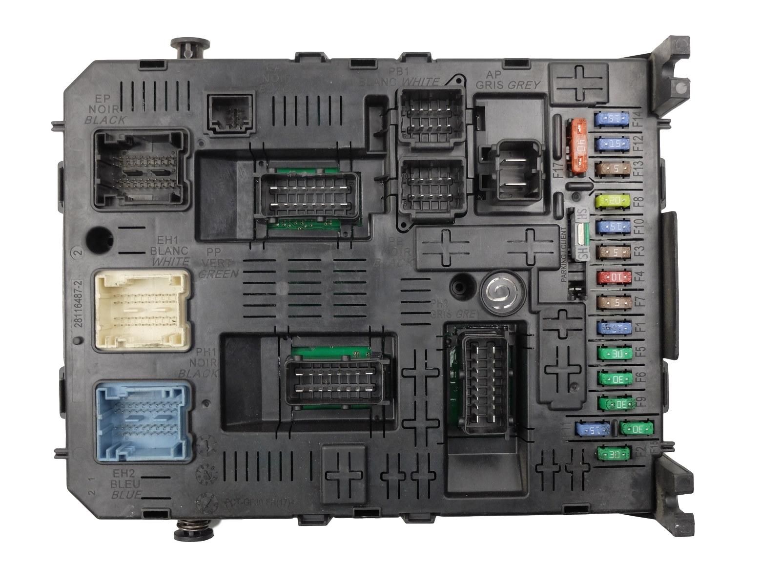 Steuergerät BSI 9664059180 Citroen Peugeot Johnson Controls main product photo