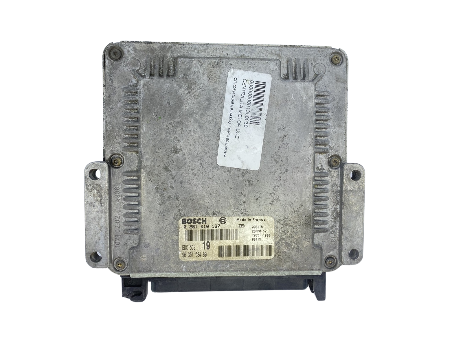 Steuergerät PSA 0281010137 9635158480 28FM0152 Bosch 63101 main product photo