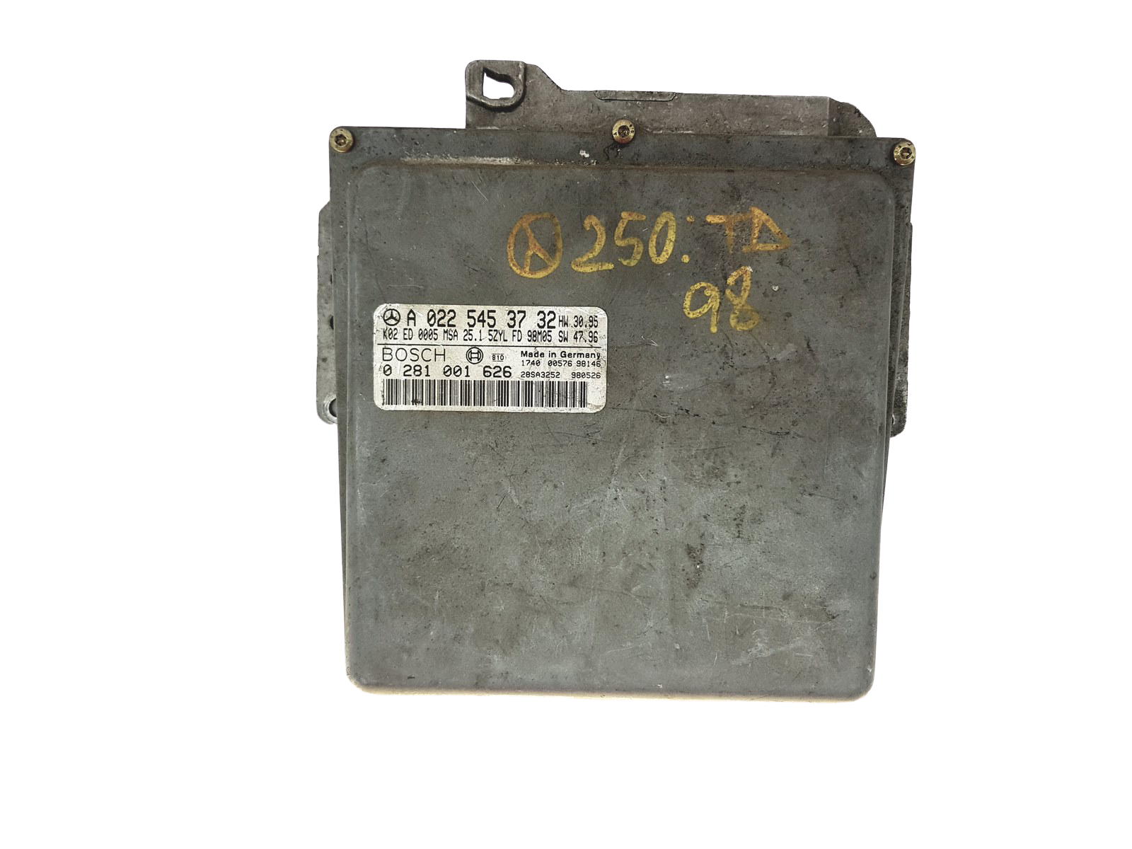 Steuergerät A0225453732 0281001626 Mercedes Bosch main product photo