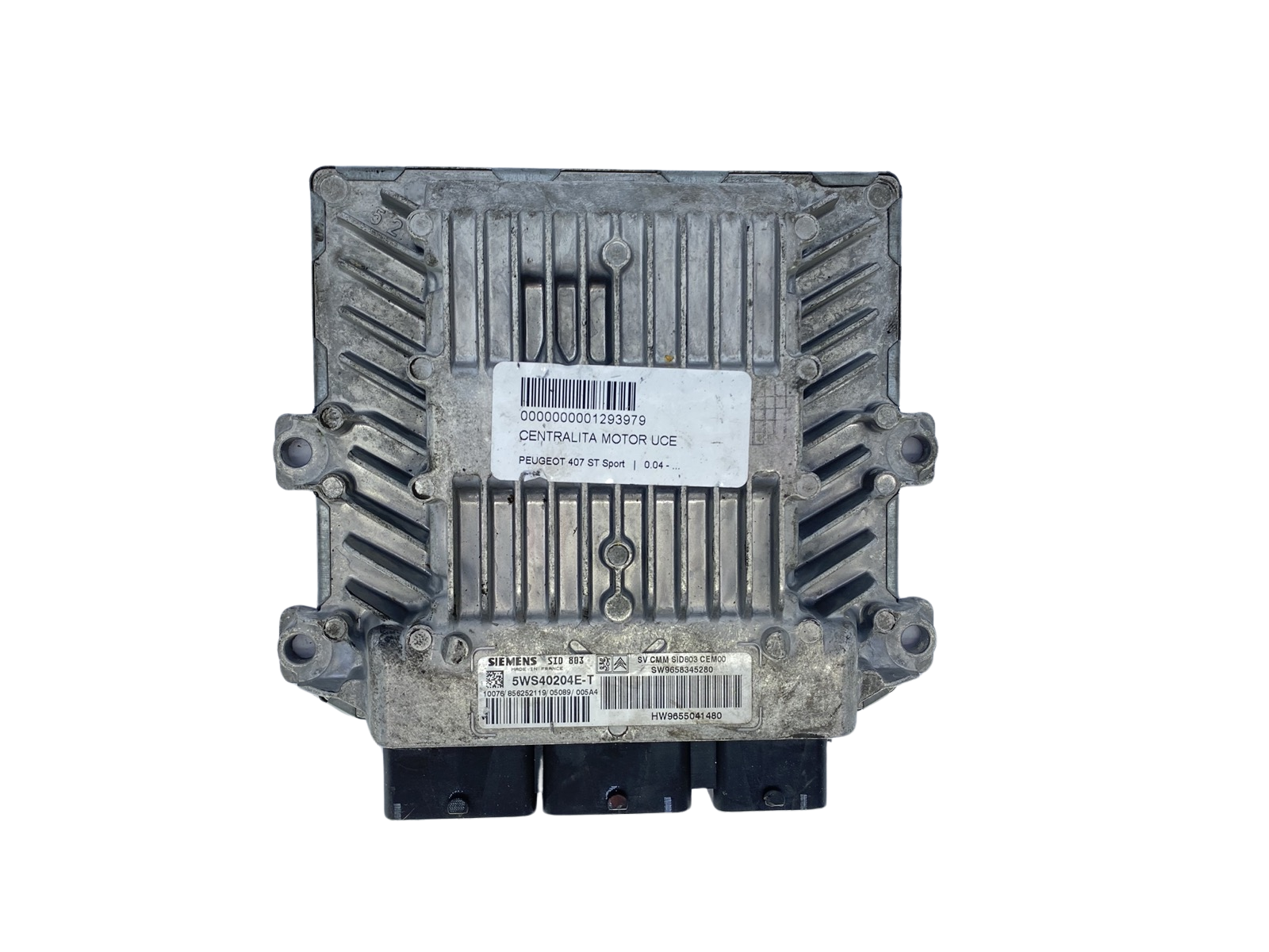 Steuergerät 5WS40204E-T 9658345280 9655041480 PSA Siemens 60796 main product photo