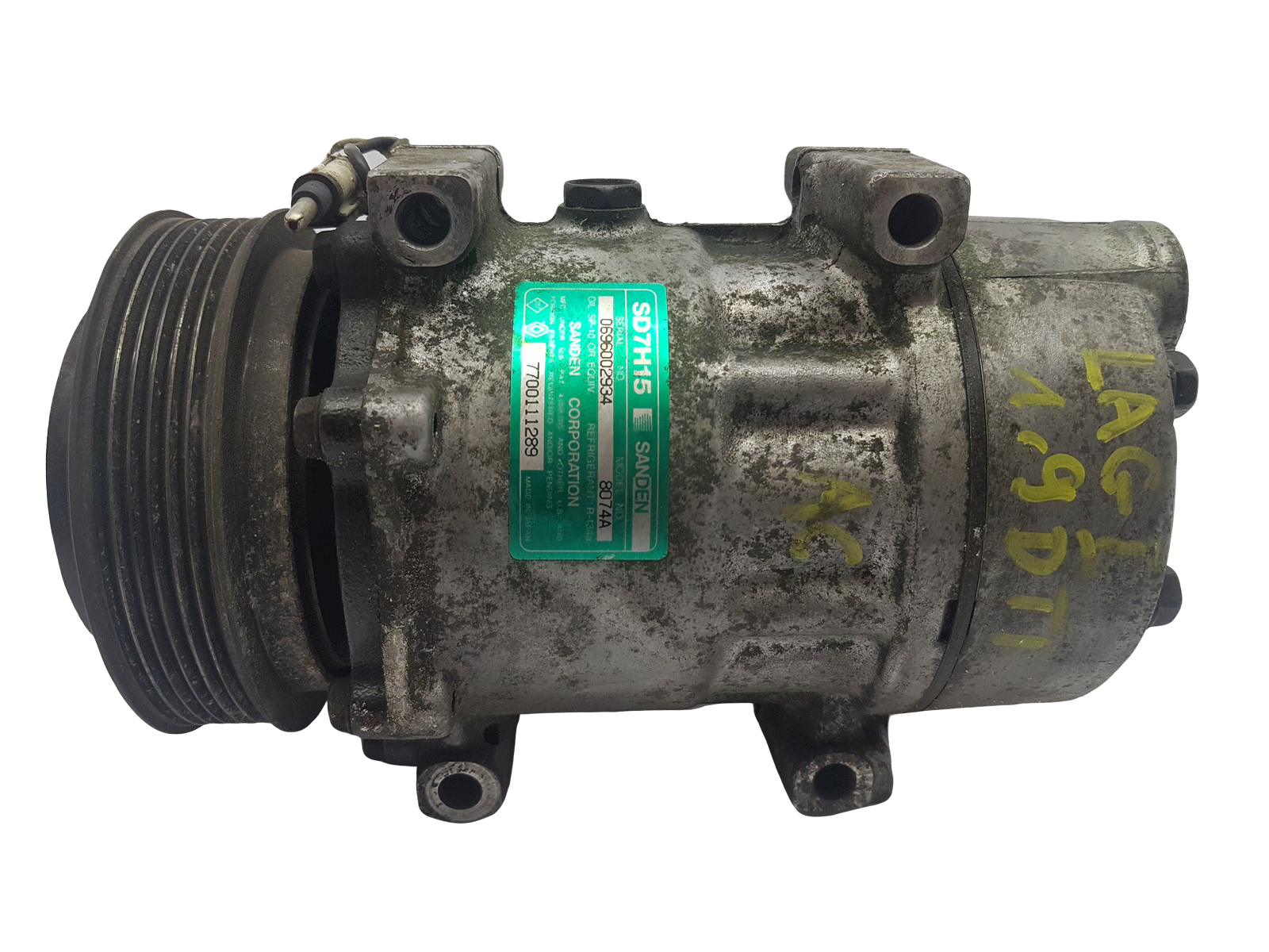 Kompressor Klimaanlage 7700111289 SD7H15 8074A Renault Laguna I Sanden 6935 main product photo