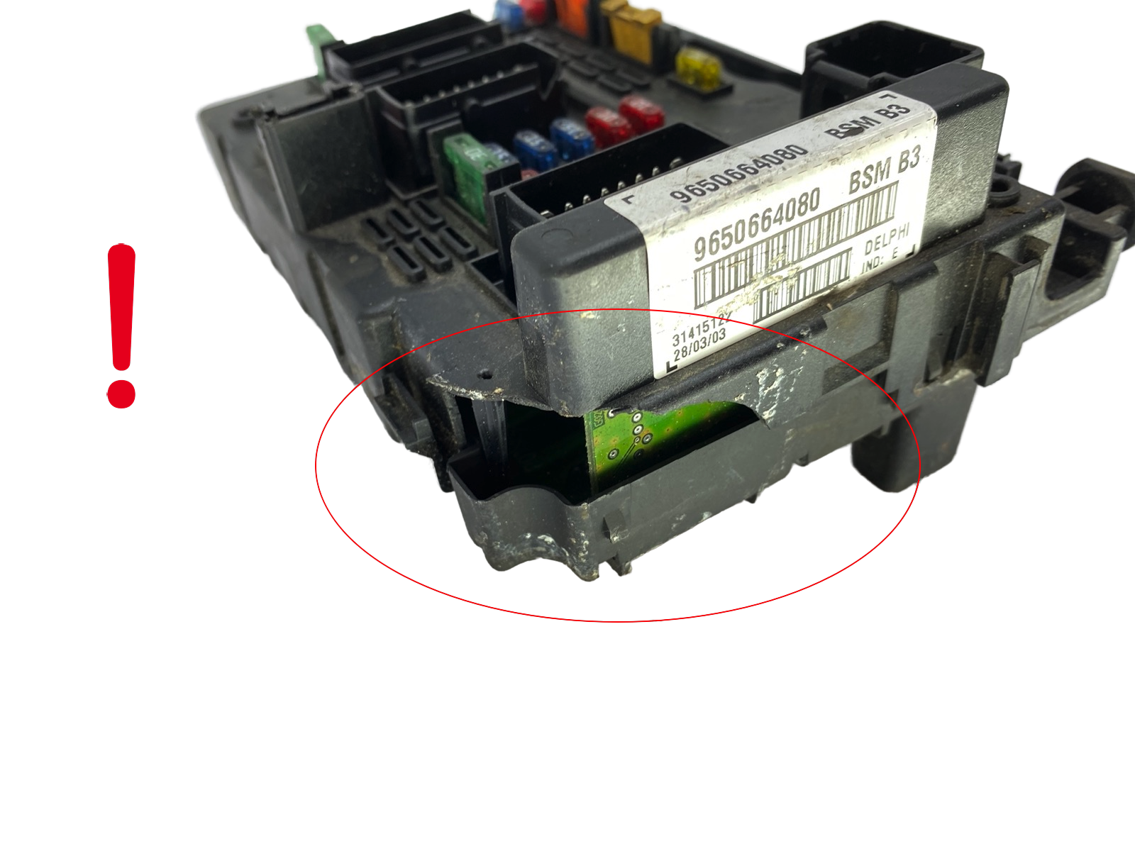 Steuergerät BSM B3 9650664080 PSA Delphi 58958 main product photo
