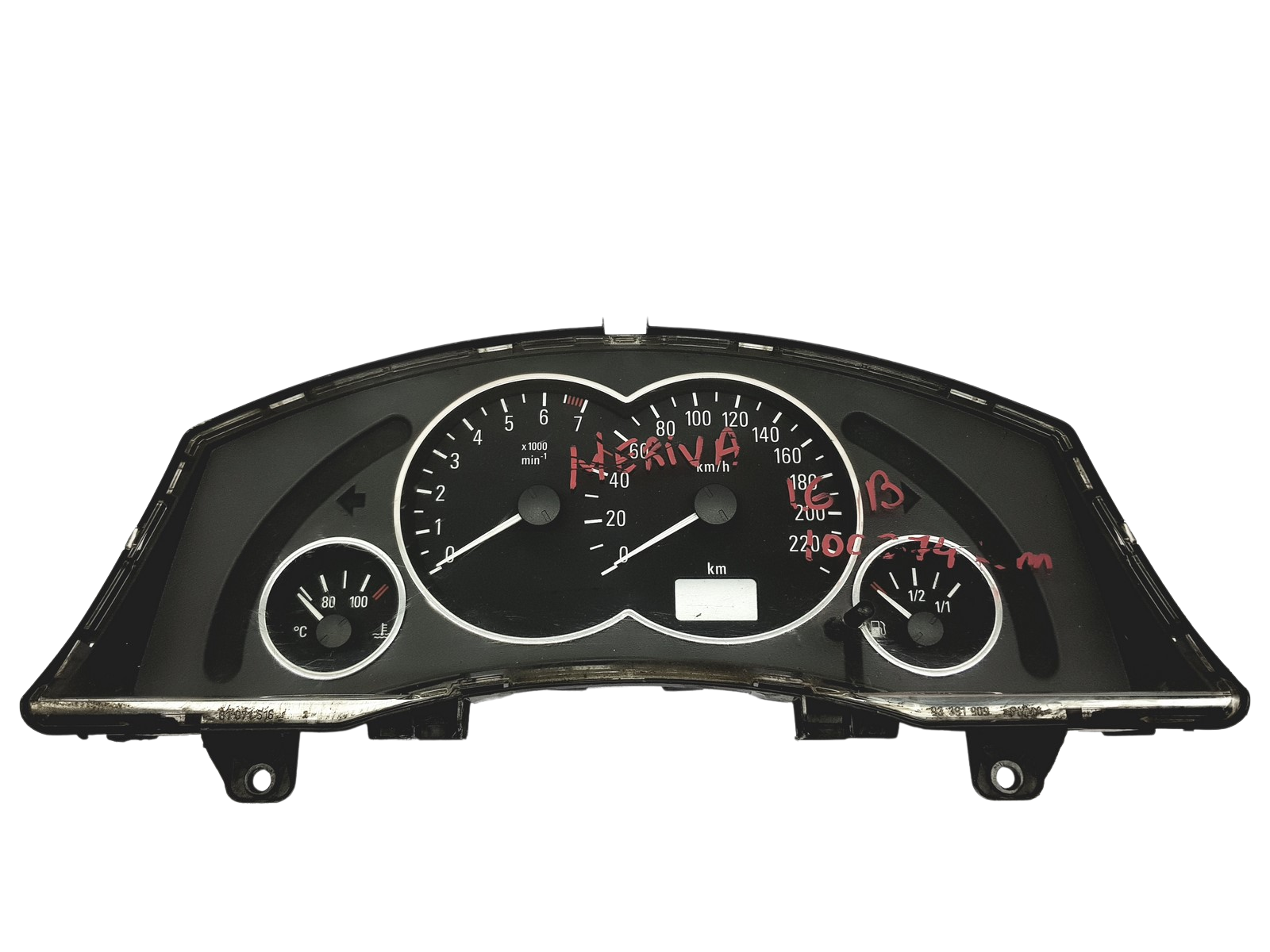 Tacho Kombiinstrument Opel Meriva 13173382XU 110080162027 59235 main product photo