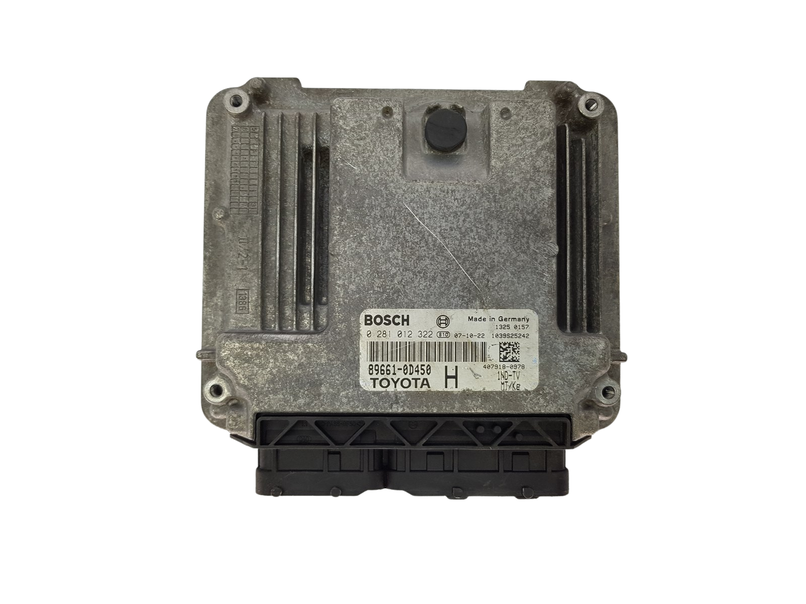 Steuergerät 89661-0D450 0281012322 Toyota Bosch 19345 main product photo