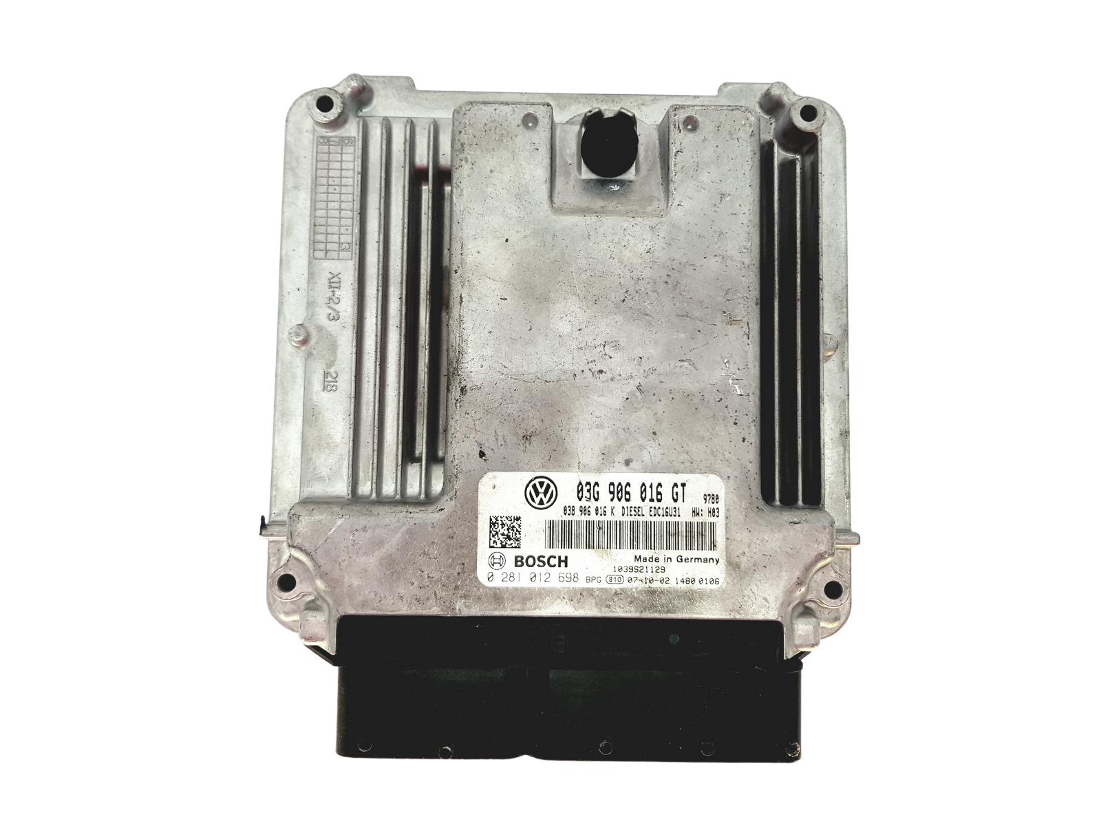 Steuergerät 03G906016GT 0281012698 038906016K VW Bosch main product photo