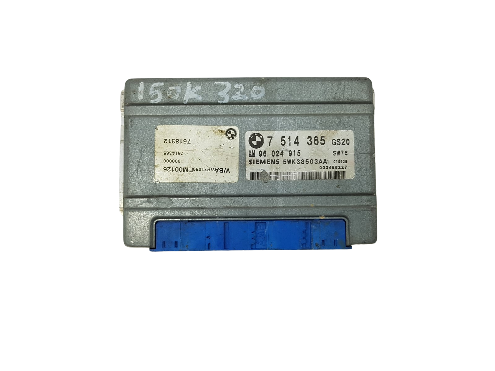 Steuergerät BMW 7514365 96024915 5WK33503AA Siemens main product photo
