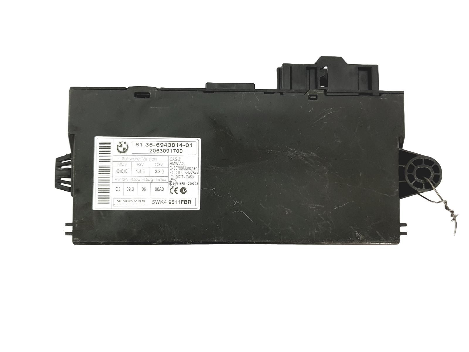 Steuergerät 61.35-6943814-01 5WK49511FBR BMW Siemens main product photo