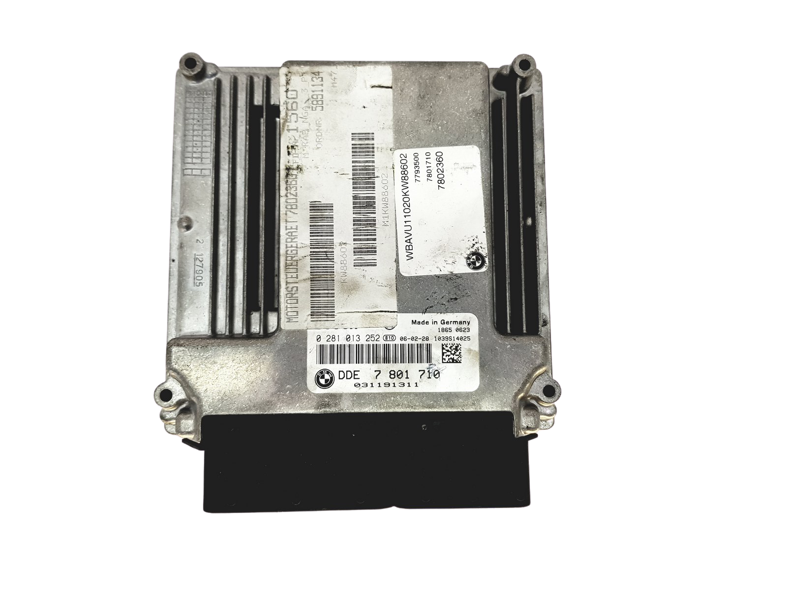 Steuergerät BMW DDE7801710 0281013252 main product photo